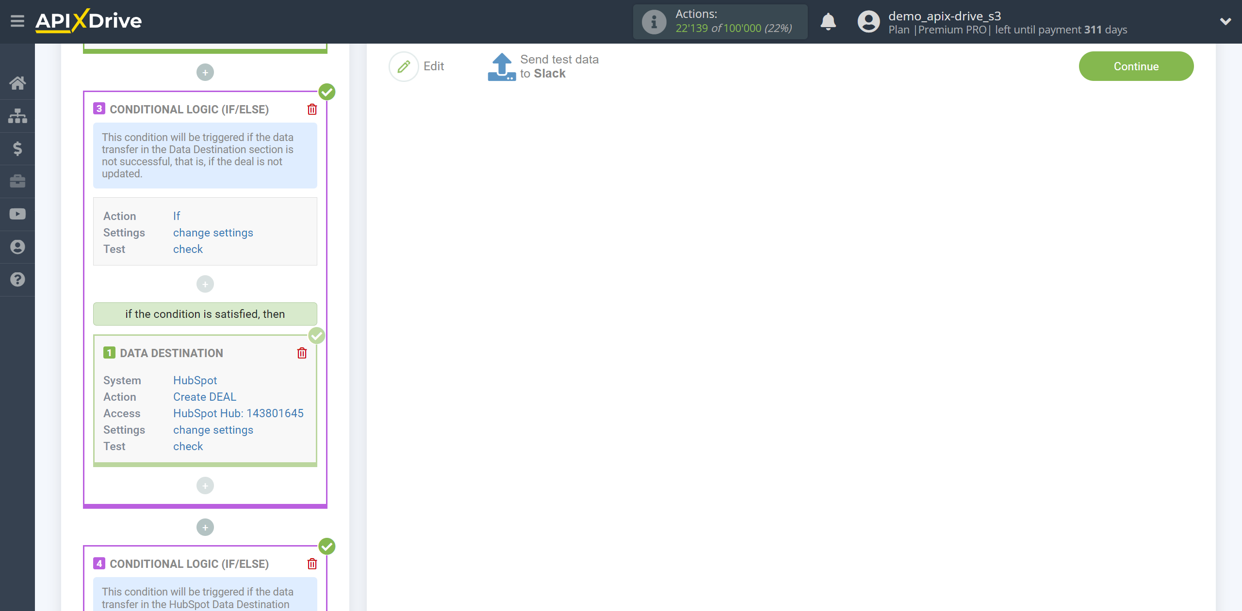 How to setup HubSpot Update Deal / Create Deal | Test data