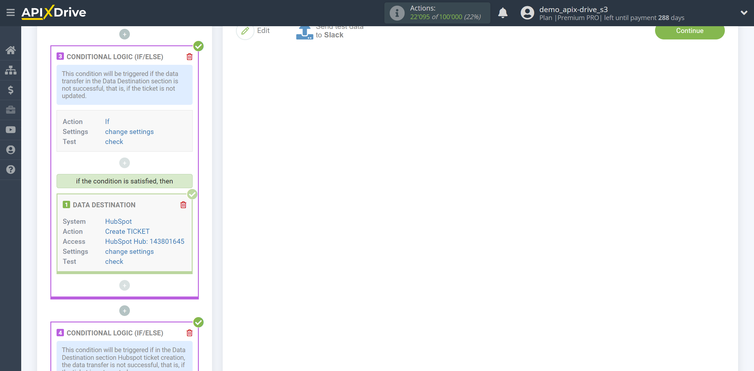 How to setup HubSpot Update Ticket / Create Ticket | Test data