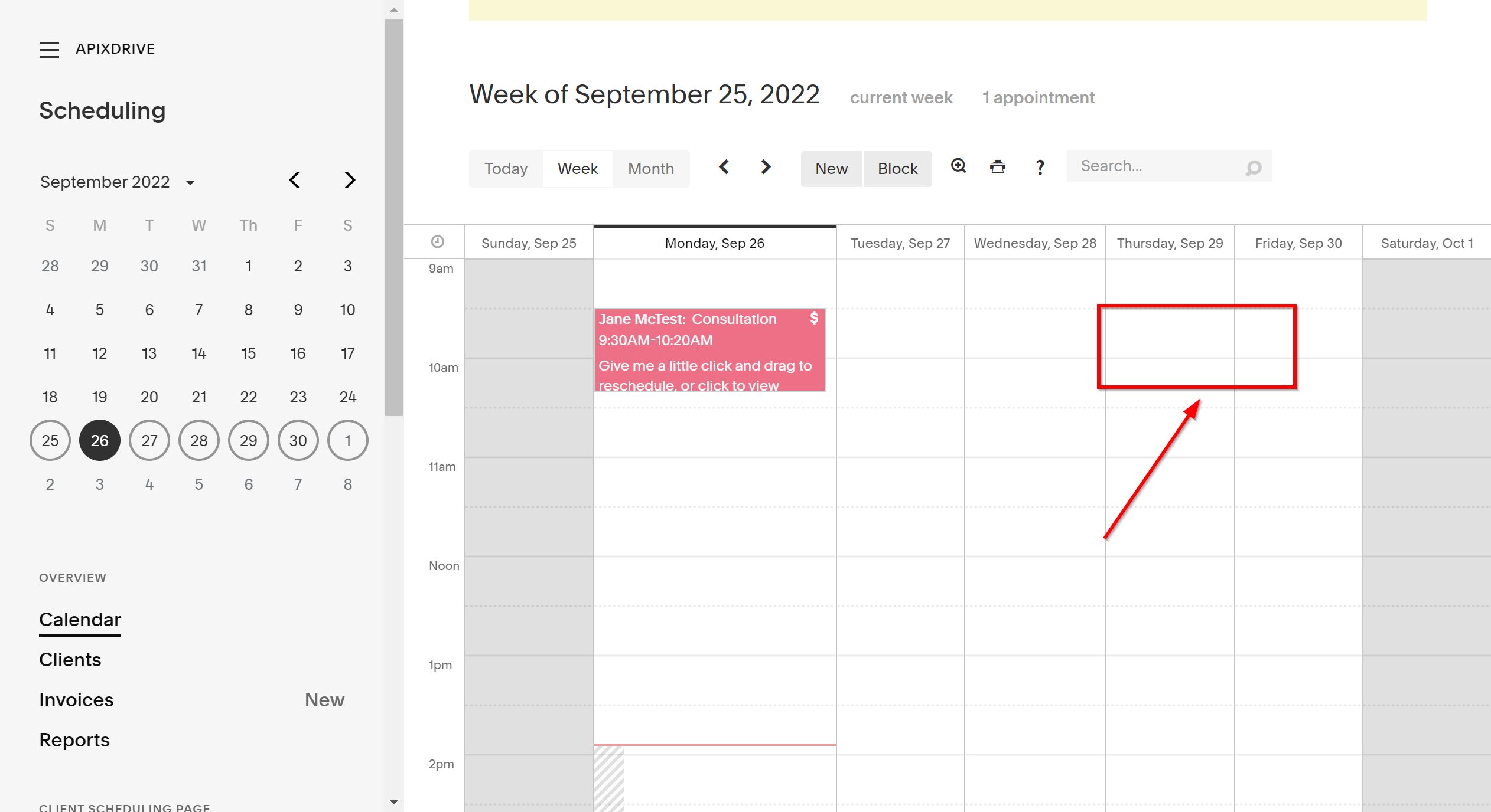 How to Connect Acuity Scheduling as Data Destination | Test data in Acuity Scheduling