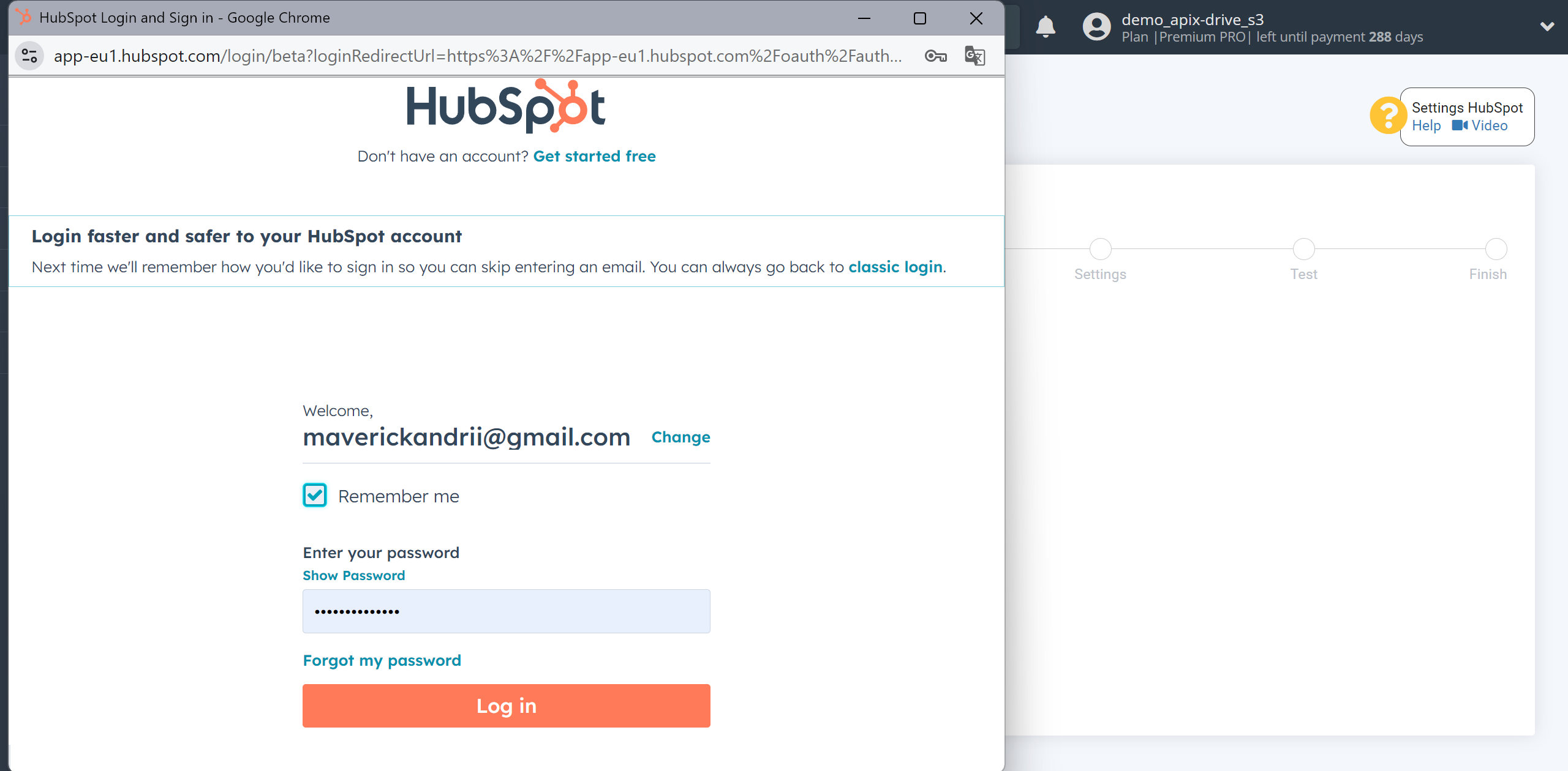 How to setup HubSpot Update Ticket / Create Ticket | Account conection