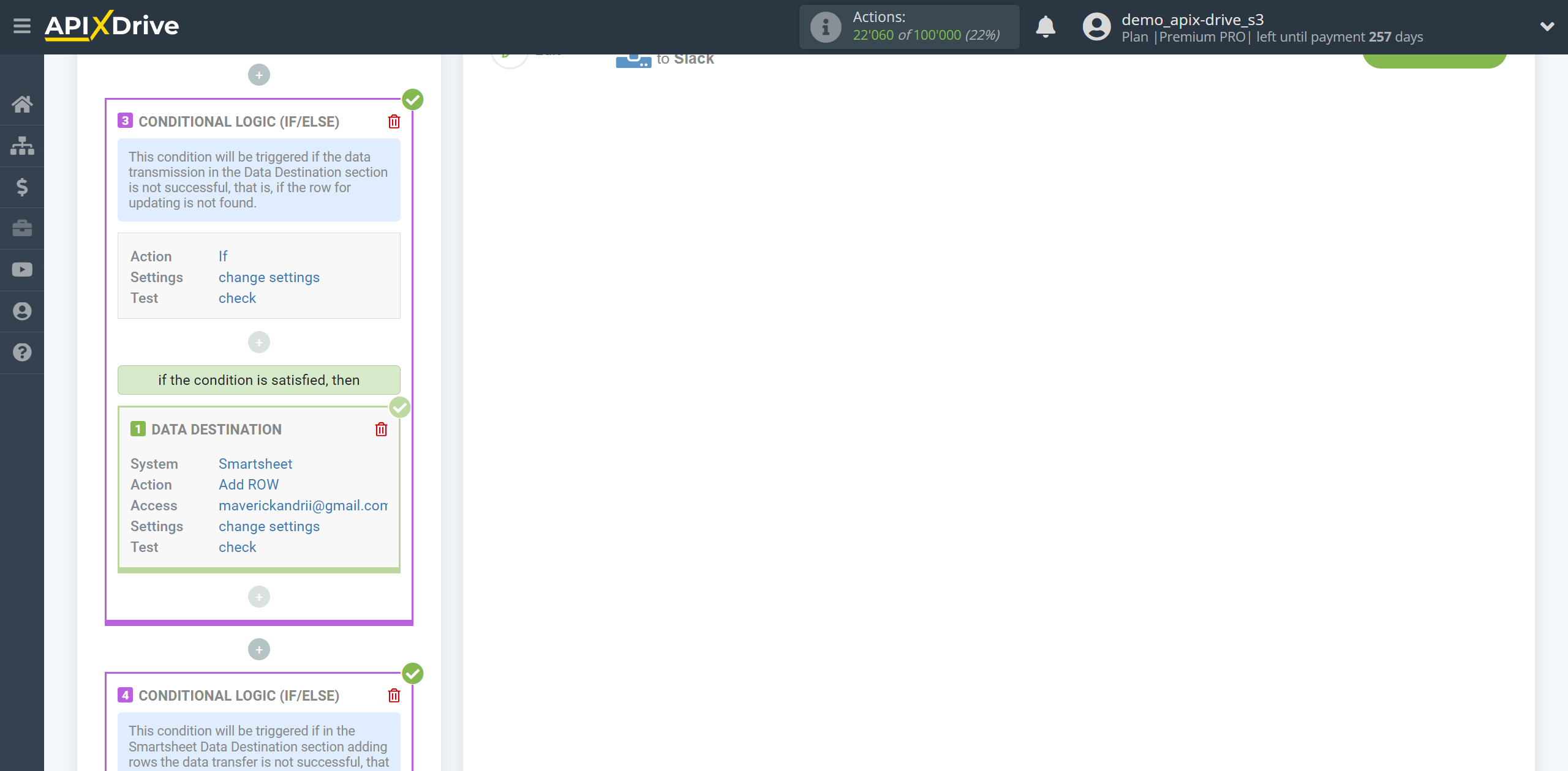 How to setup Smartsheet Update Row / Add Row | Test data