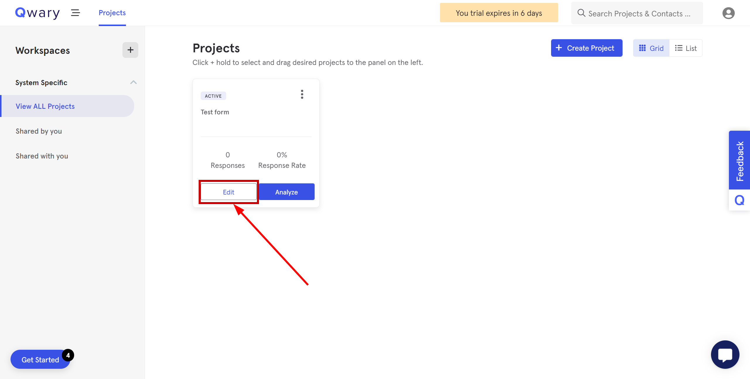 How to Connect Qwary as Data Source | Go to settings