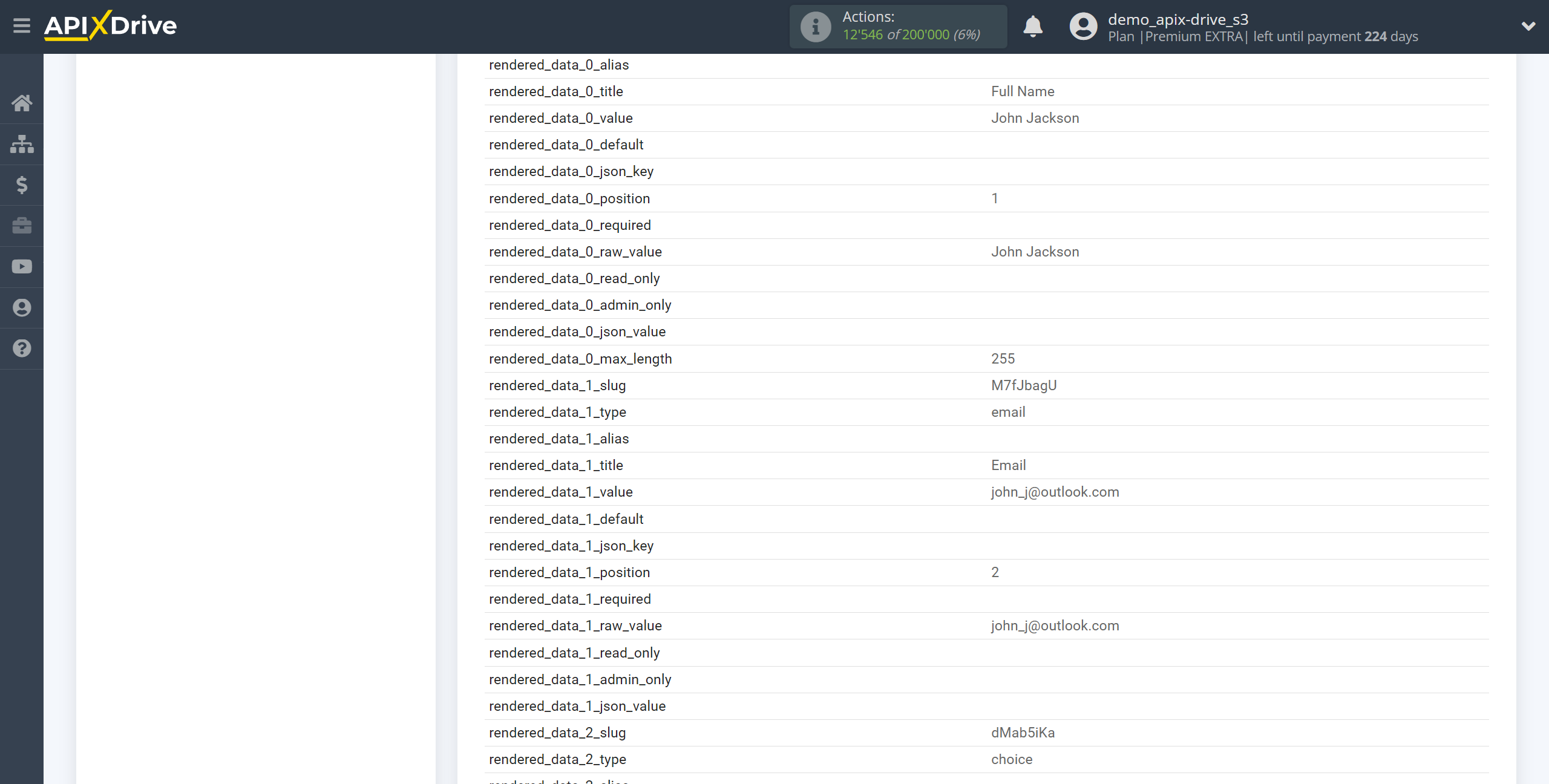 How to Connect Formaloo as Data Source | Test data