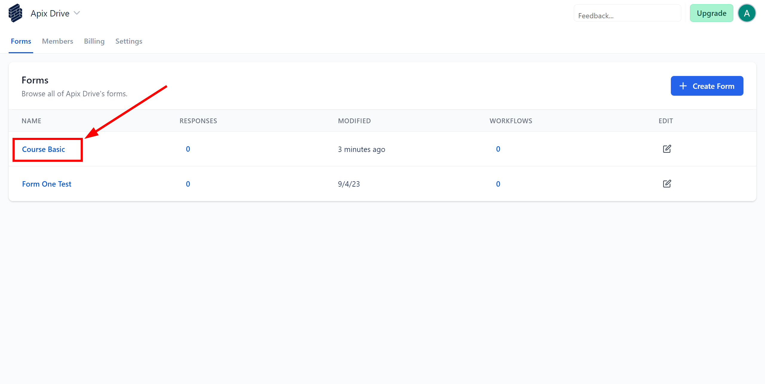 How to Connect Formium as Data Source | Form selection