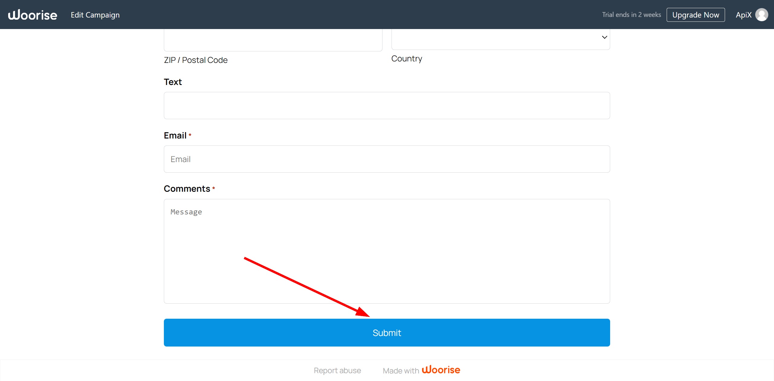 How to Connect Woorise as Data Source | Generating test data from a form