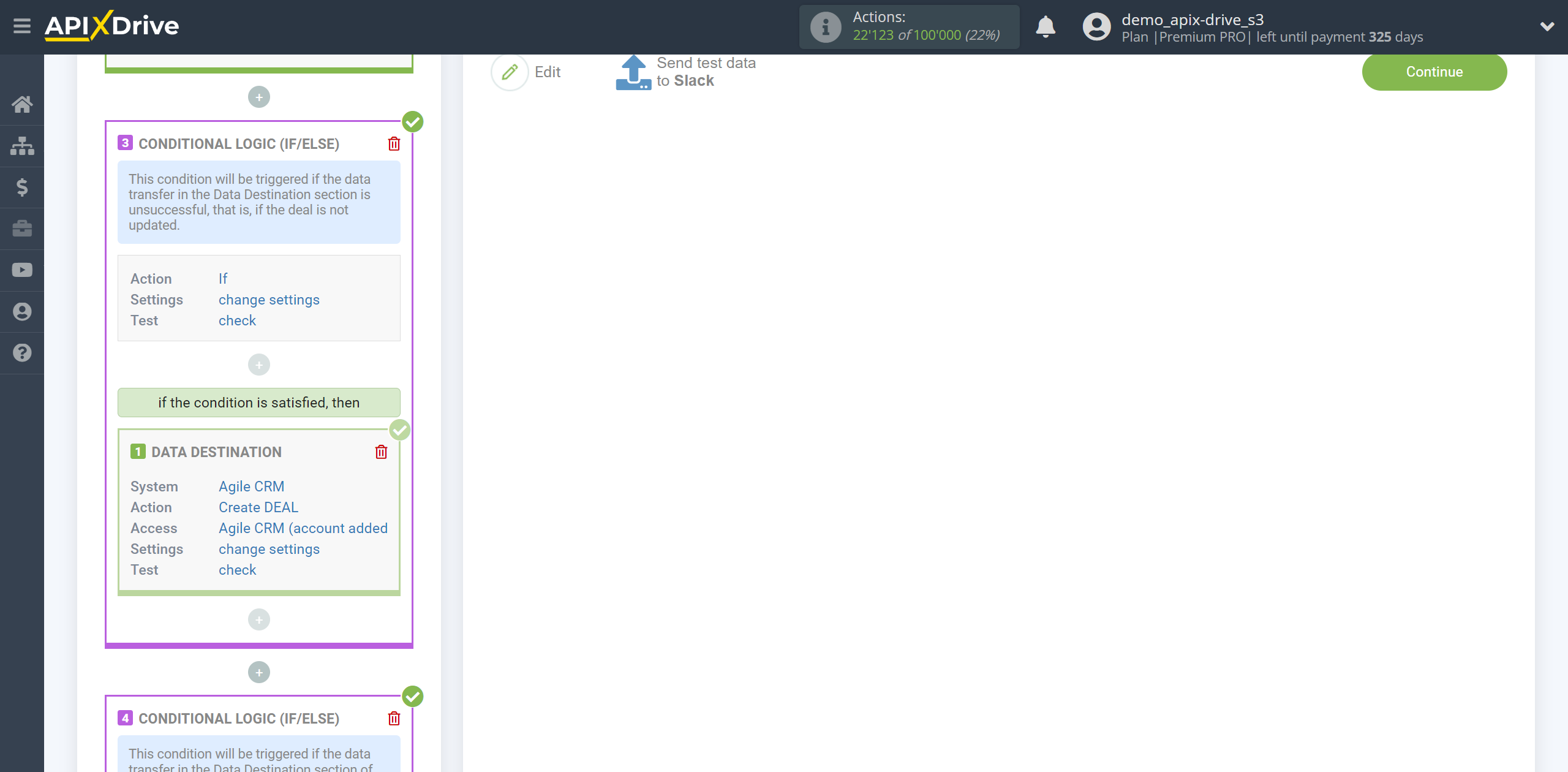 How to setup AgileCRM Update Deal / Create Deal | Test data