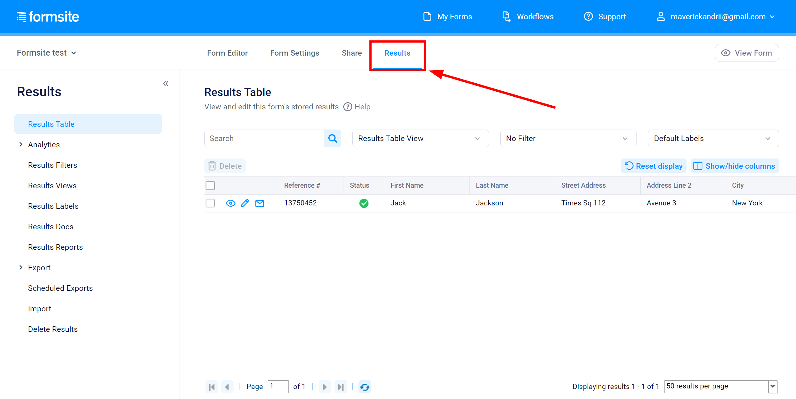 How to Connect Formsite as Data Source | Generating test data from a form