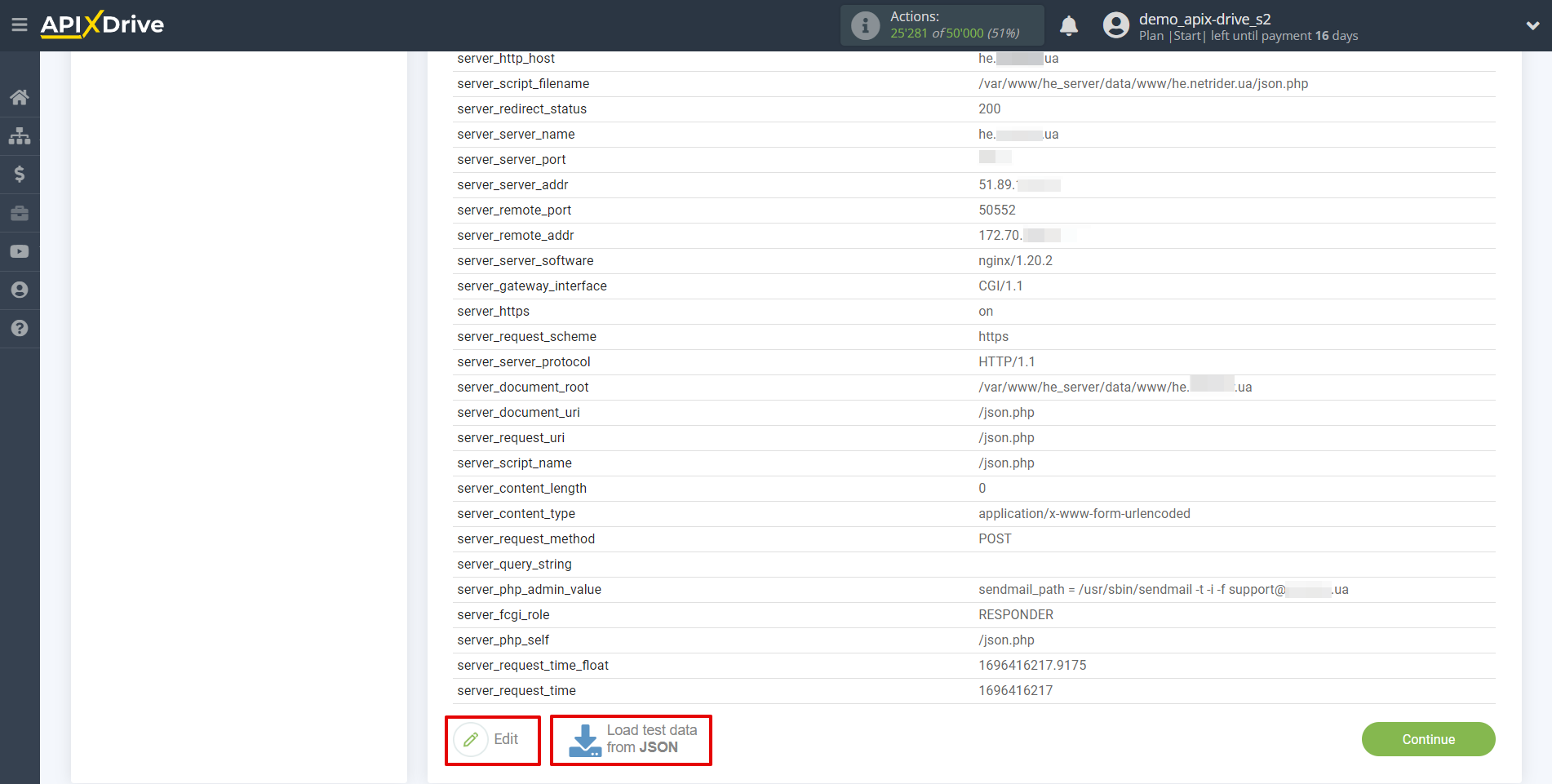 How to Connect JSON as Data Source | Test data