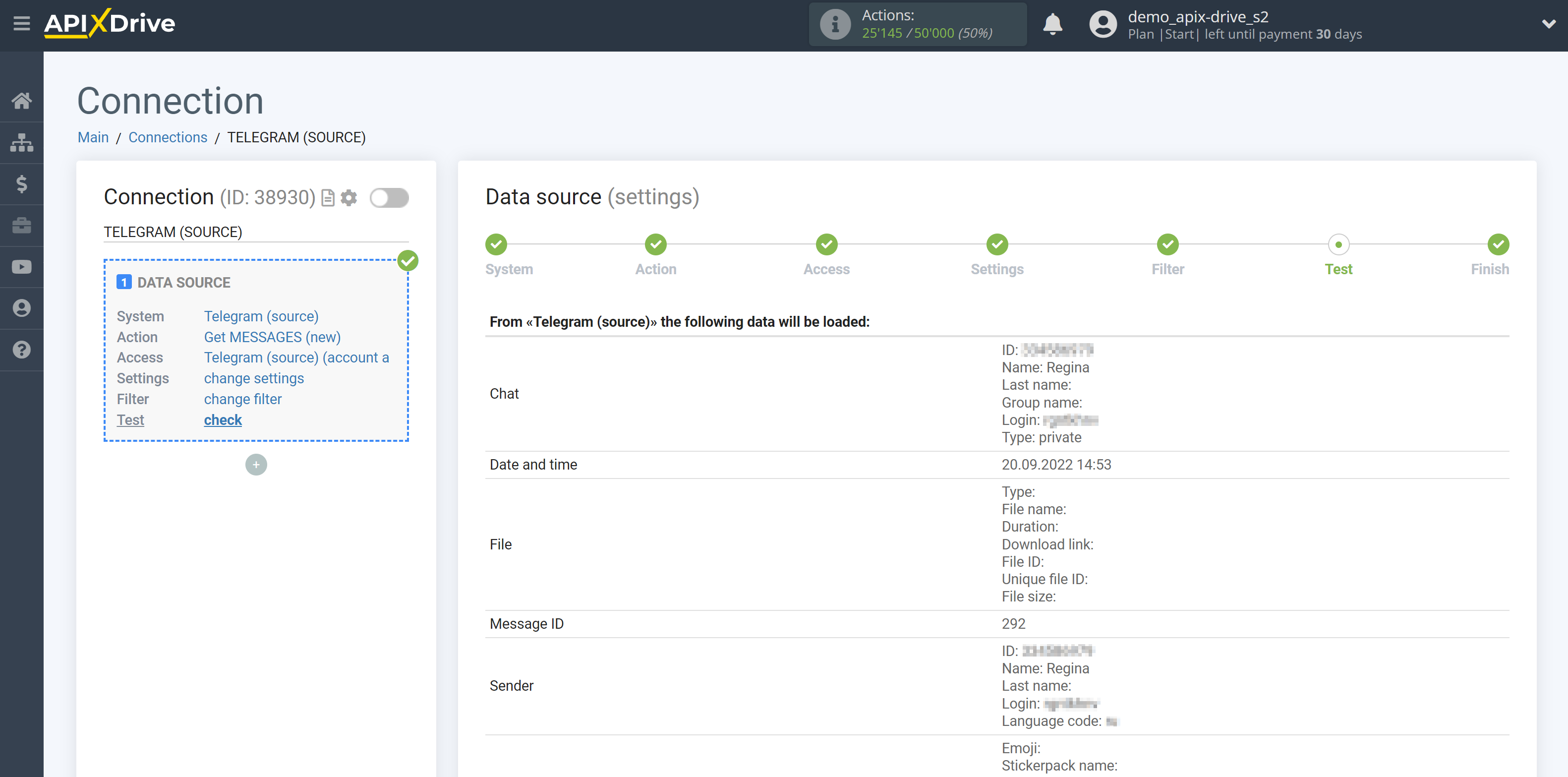 How to Connect Telegram as Data Source | Data Test