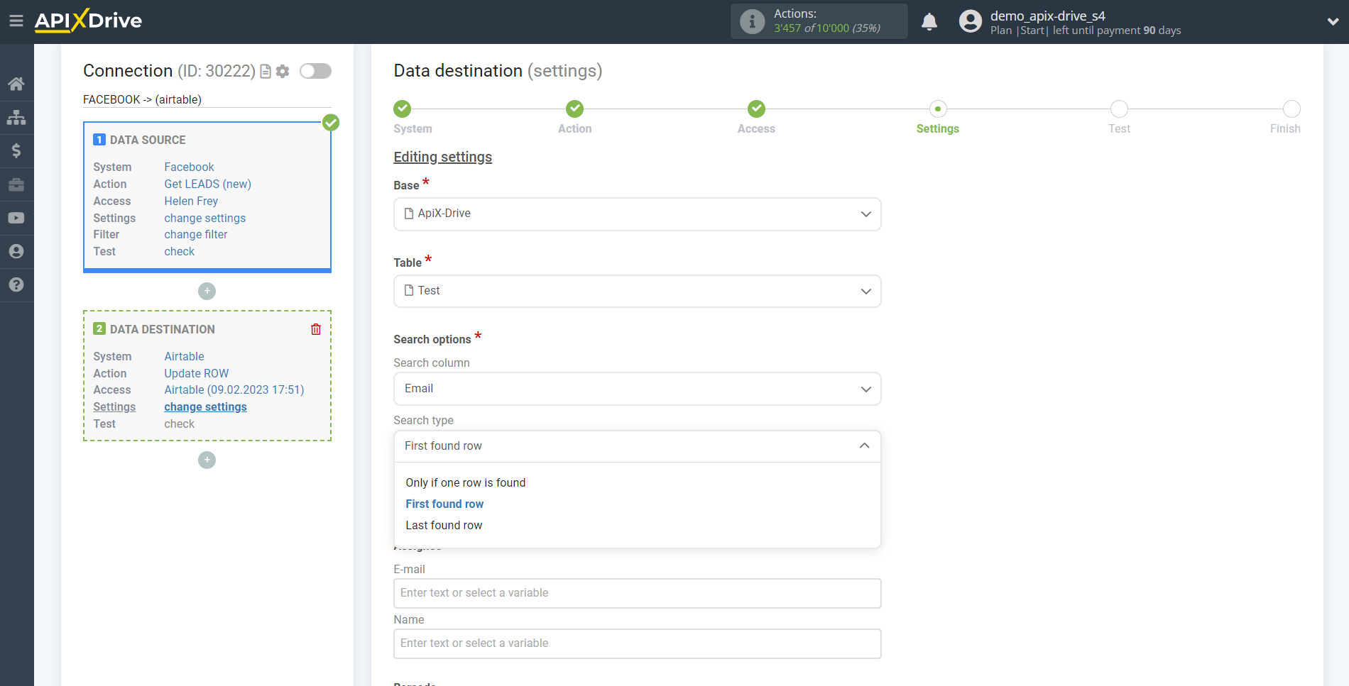 How to Connect AirTable as Data Destination | Assigning fields