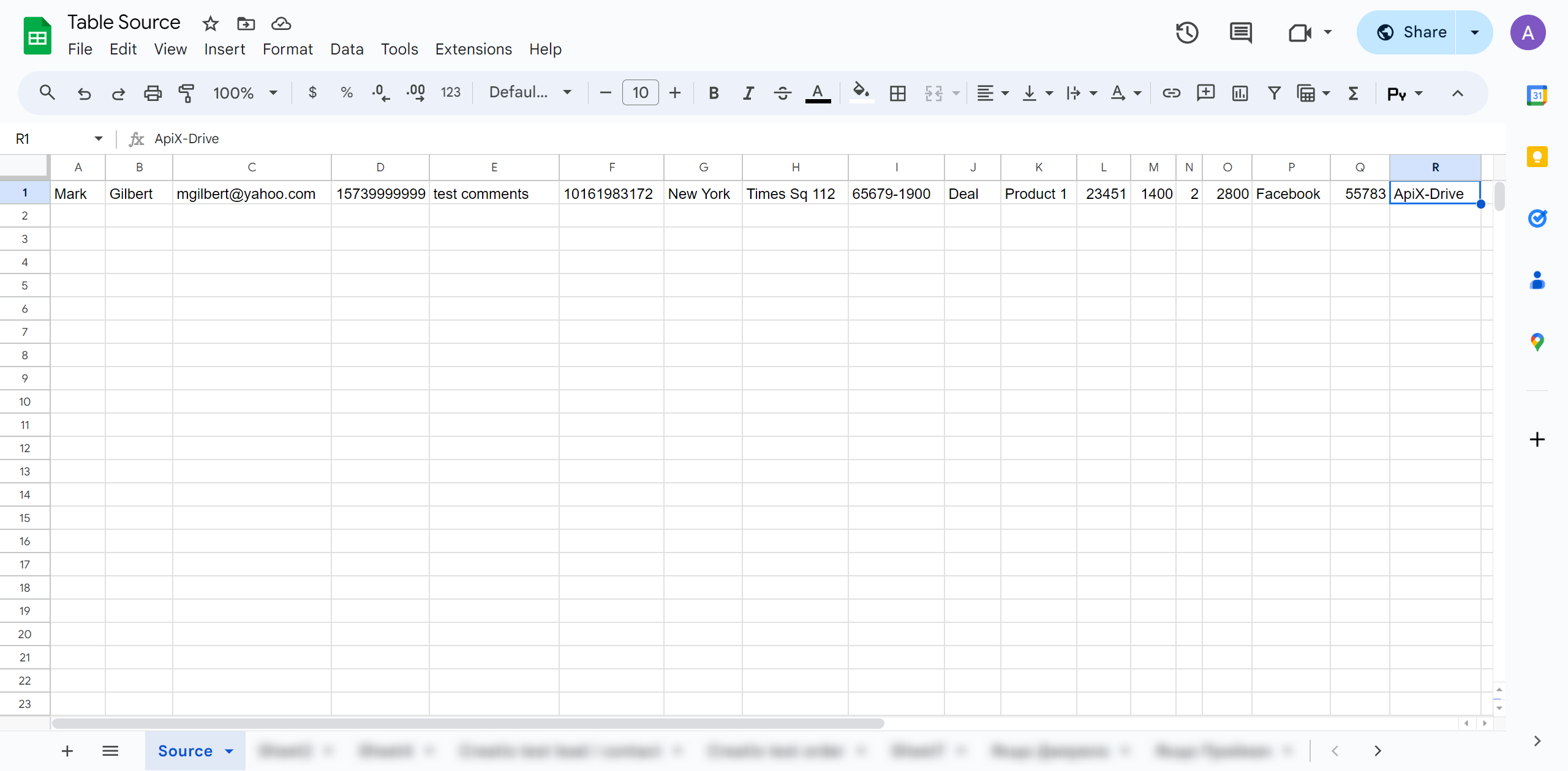 How to setup HubSpot Update Deal / Create Deal | Test data in Google Sheets