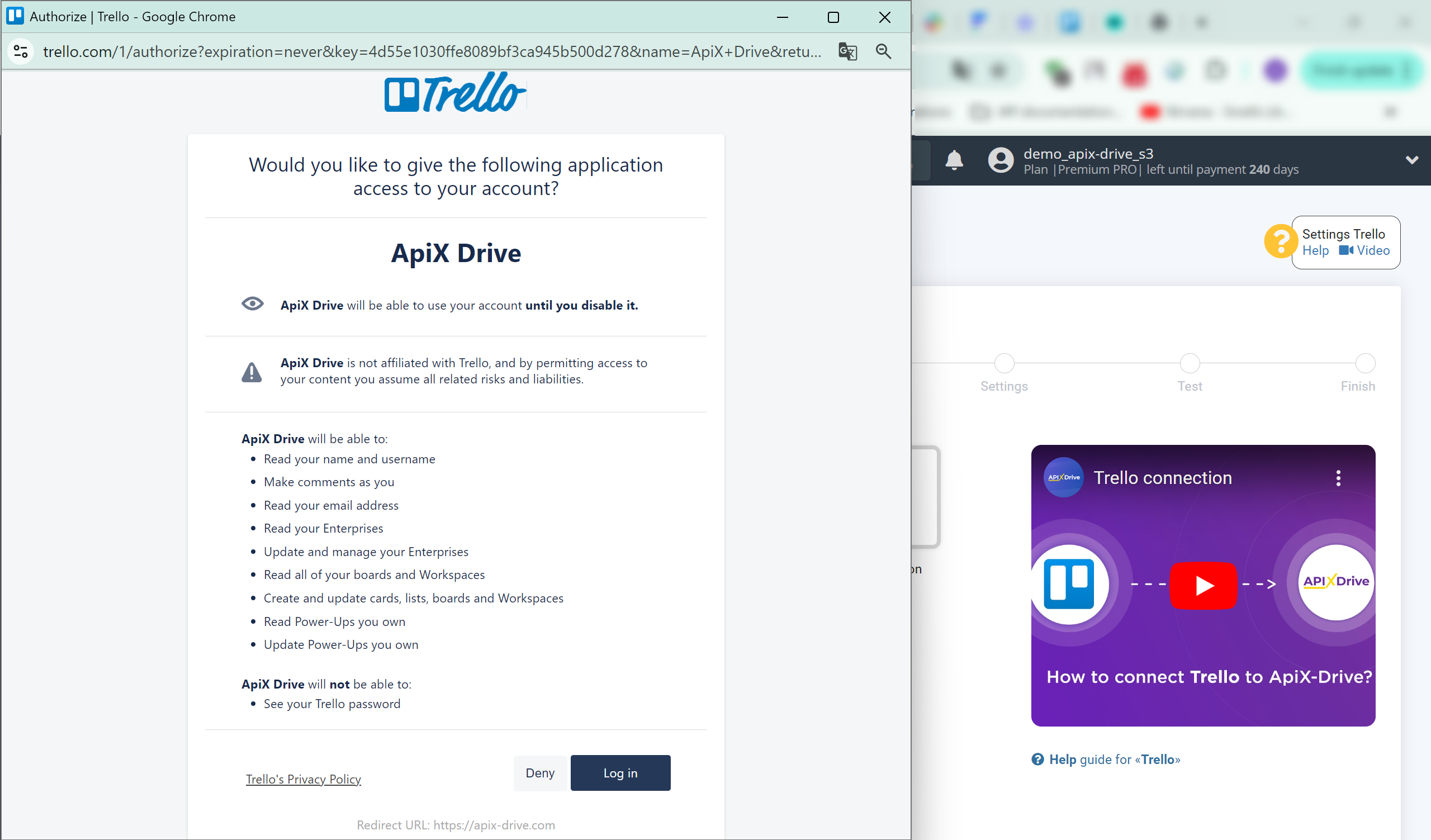 How to setup Trello Update Card / Create Card | Login to Trello