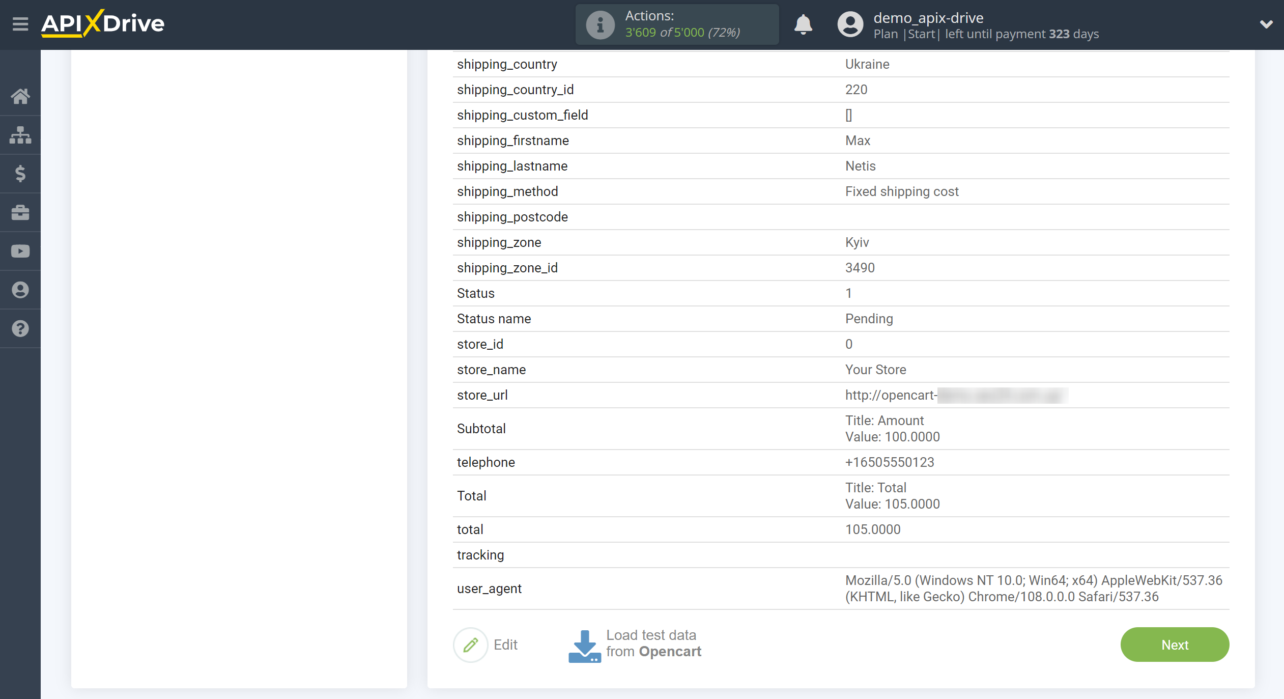 How to Connect Opencart as Data Source | Test data