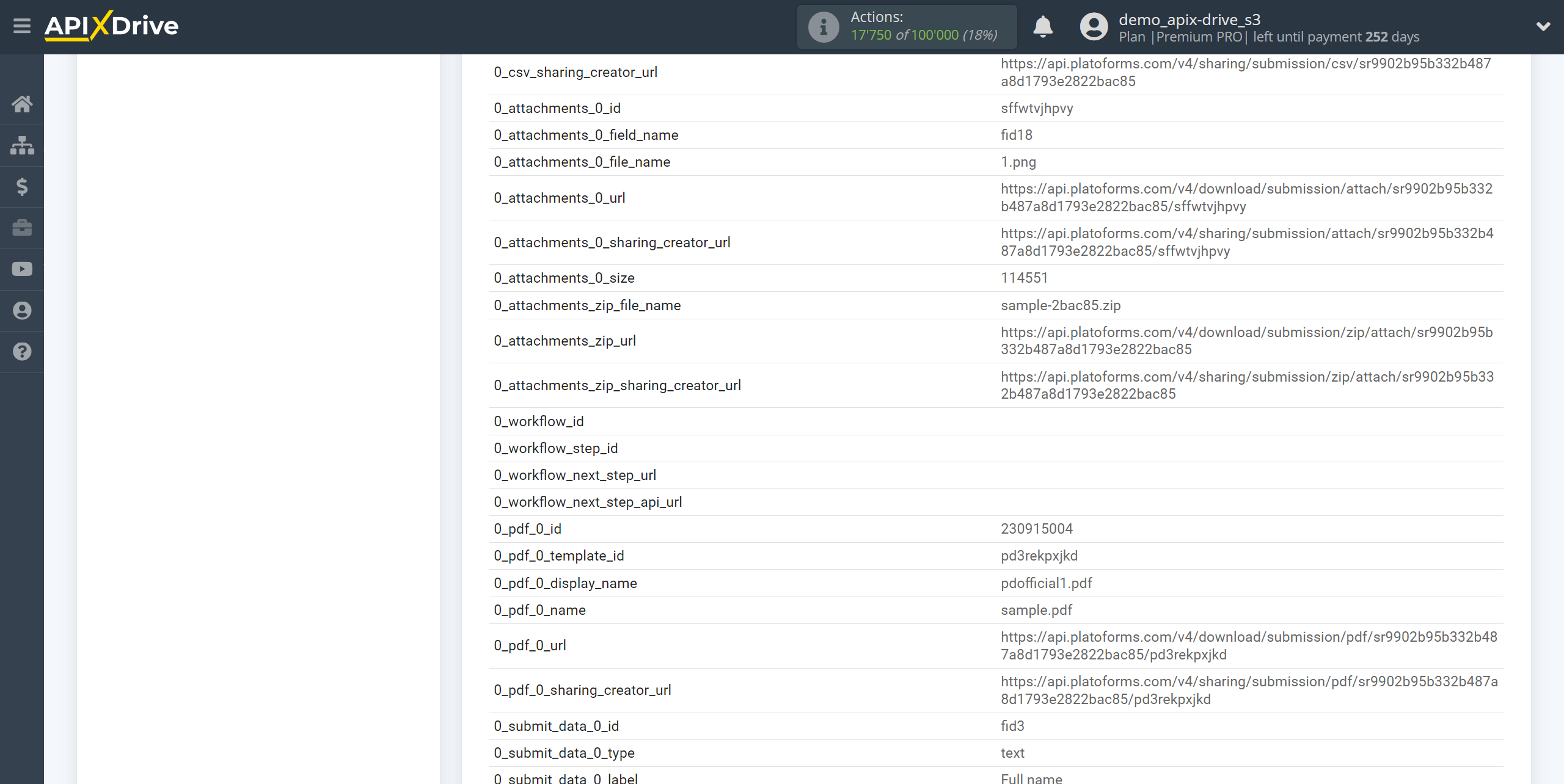 How to Connect PlatoForms as Data Source | Test data