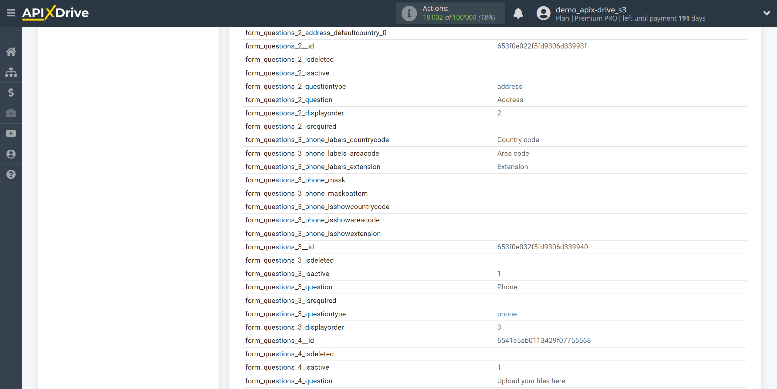 How to Connect forms.app as Data Source | Test data