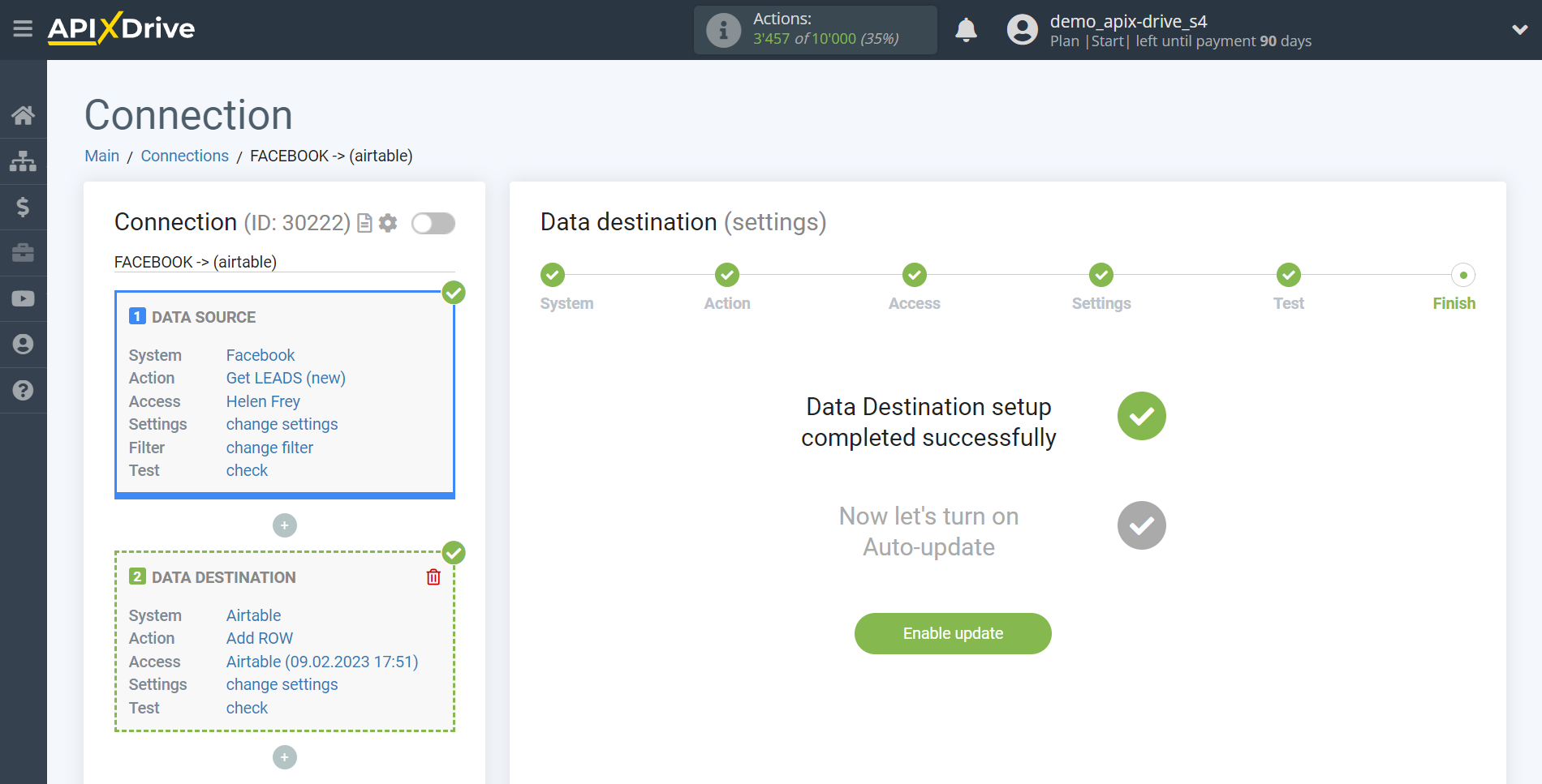 How to Connect AirTable as Data Destination | Enable auto-update