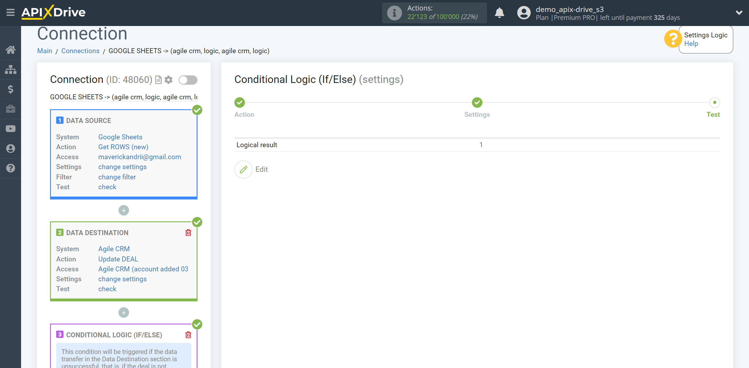 How to setup AgileCRM Update Deal / Create Deal | Test data