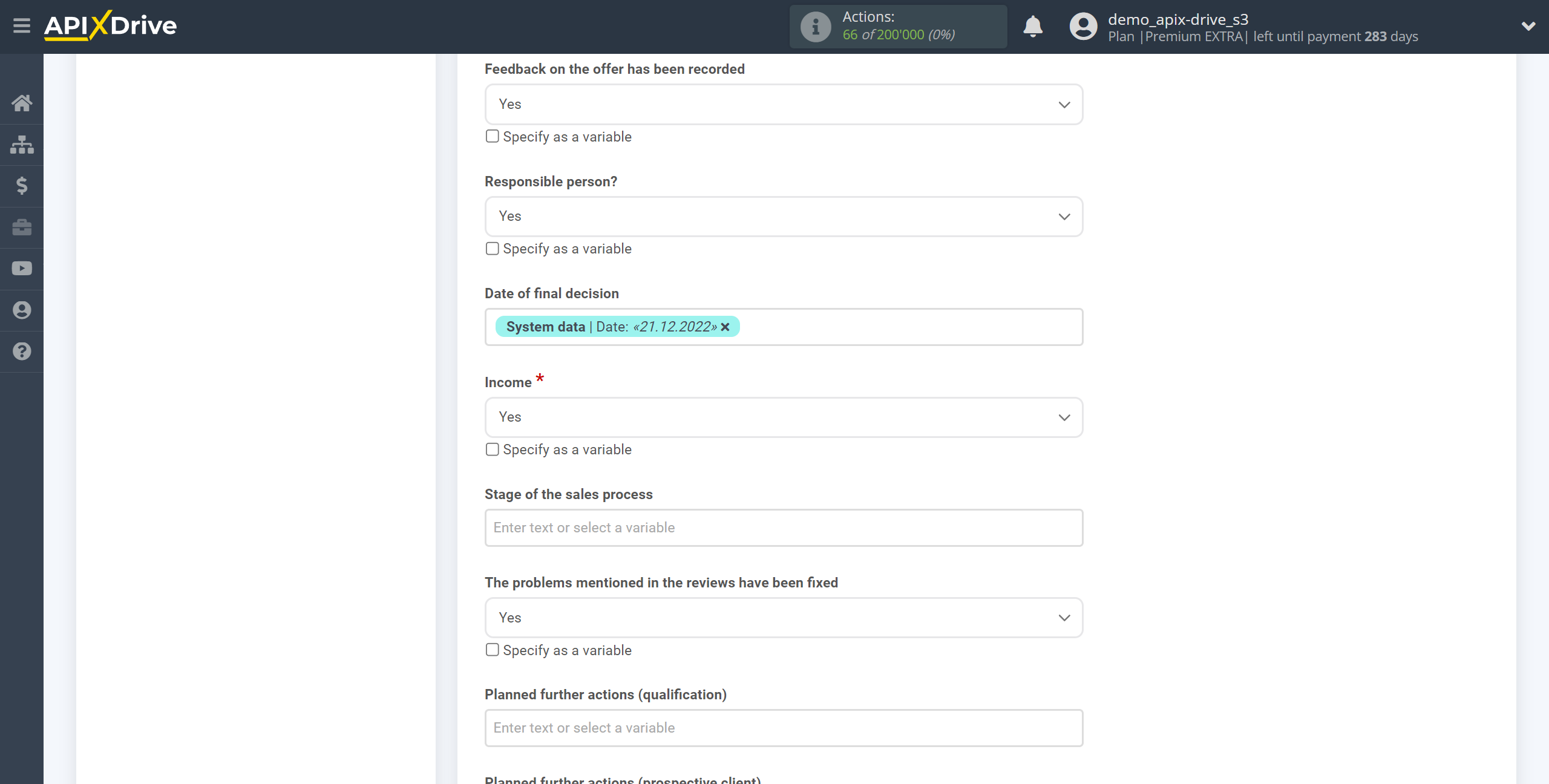 How to Connect Microsoft Dynamics 365 as Data Destination | Assigning Fields