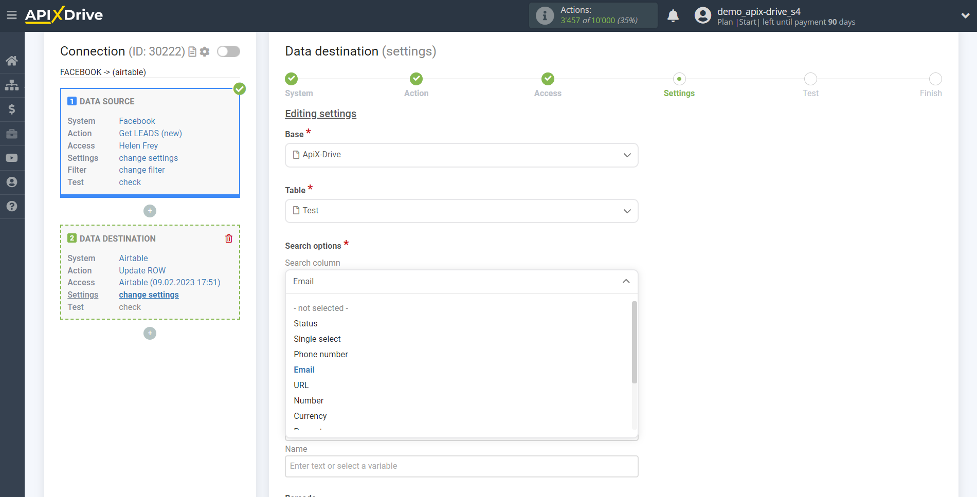 How to Connect AirTable as Data Destination | Assigning fields