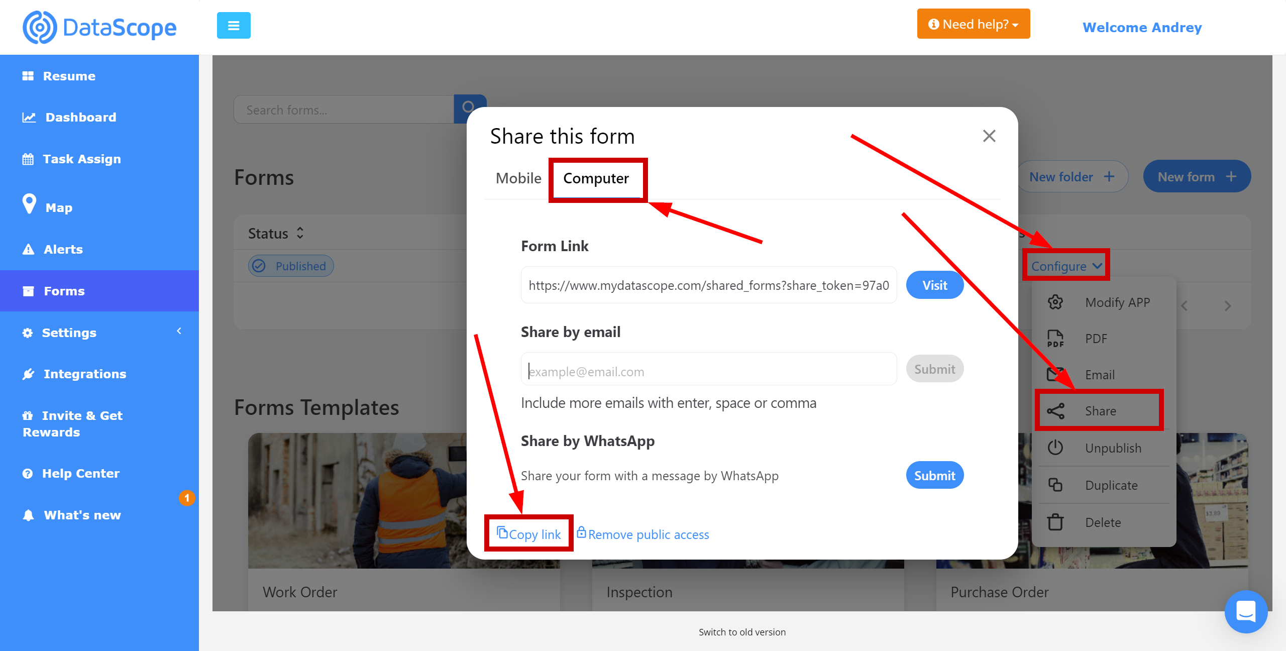 How to Connect DataScope Forms as Data Source | Form test data generation