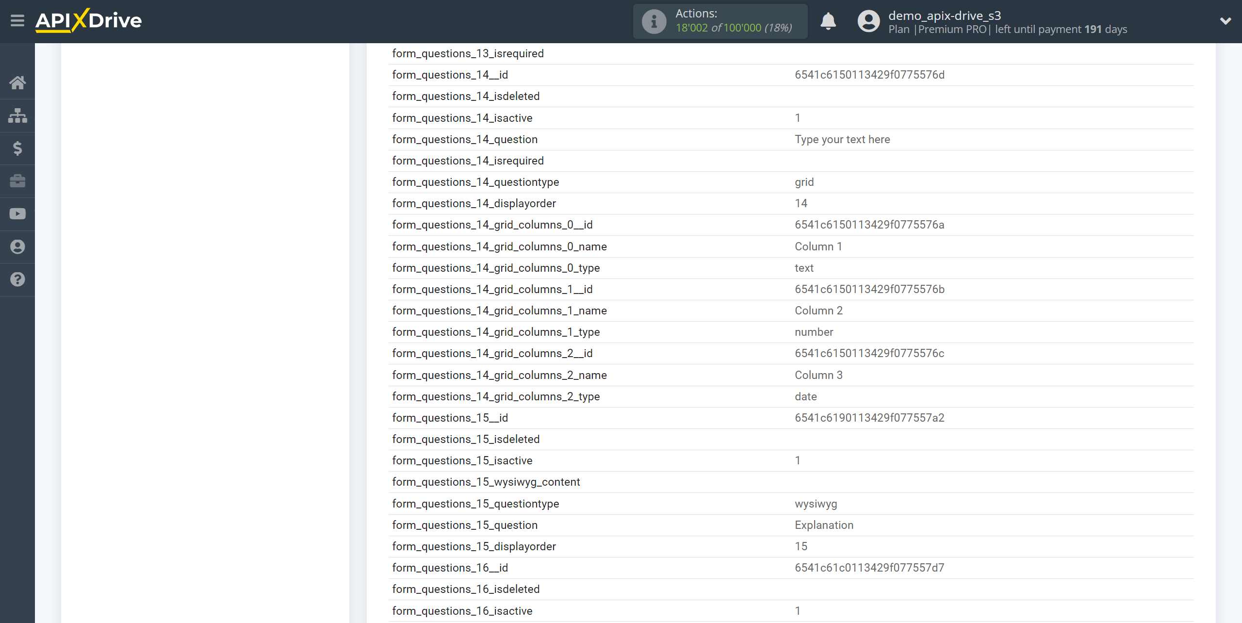 How to Connect forms.app as Data Source | Test data