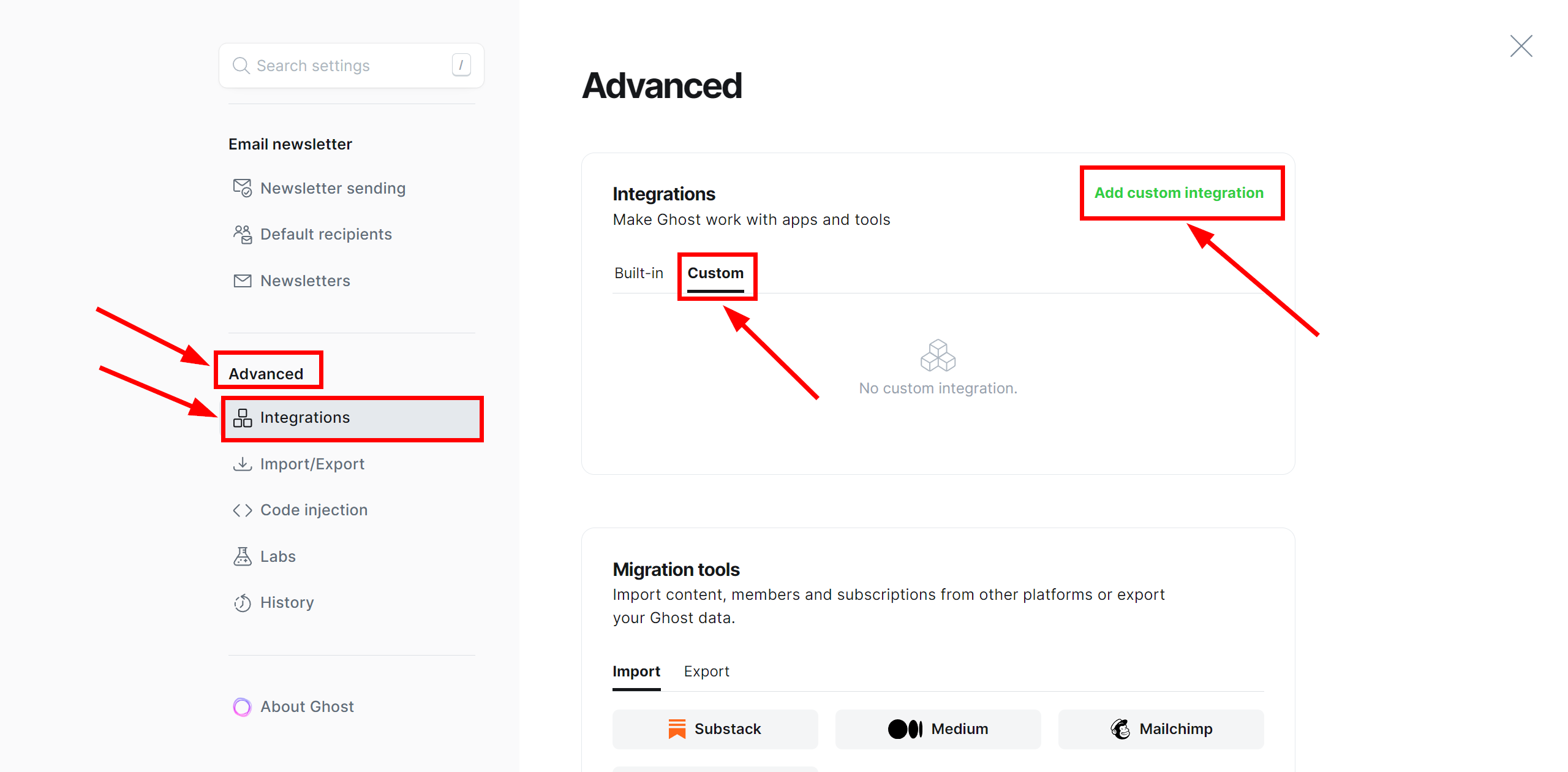 How to Connect Ghost as Data Source | Webhooks setup