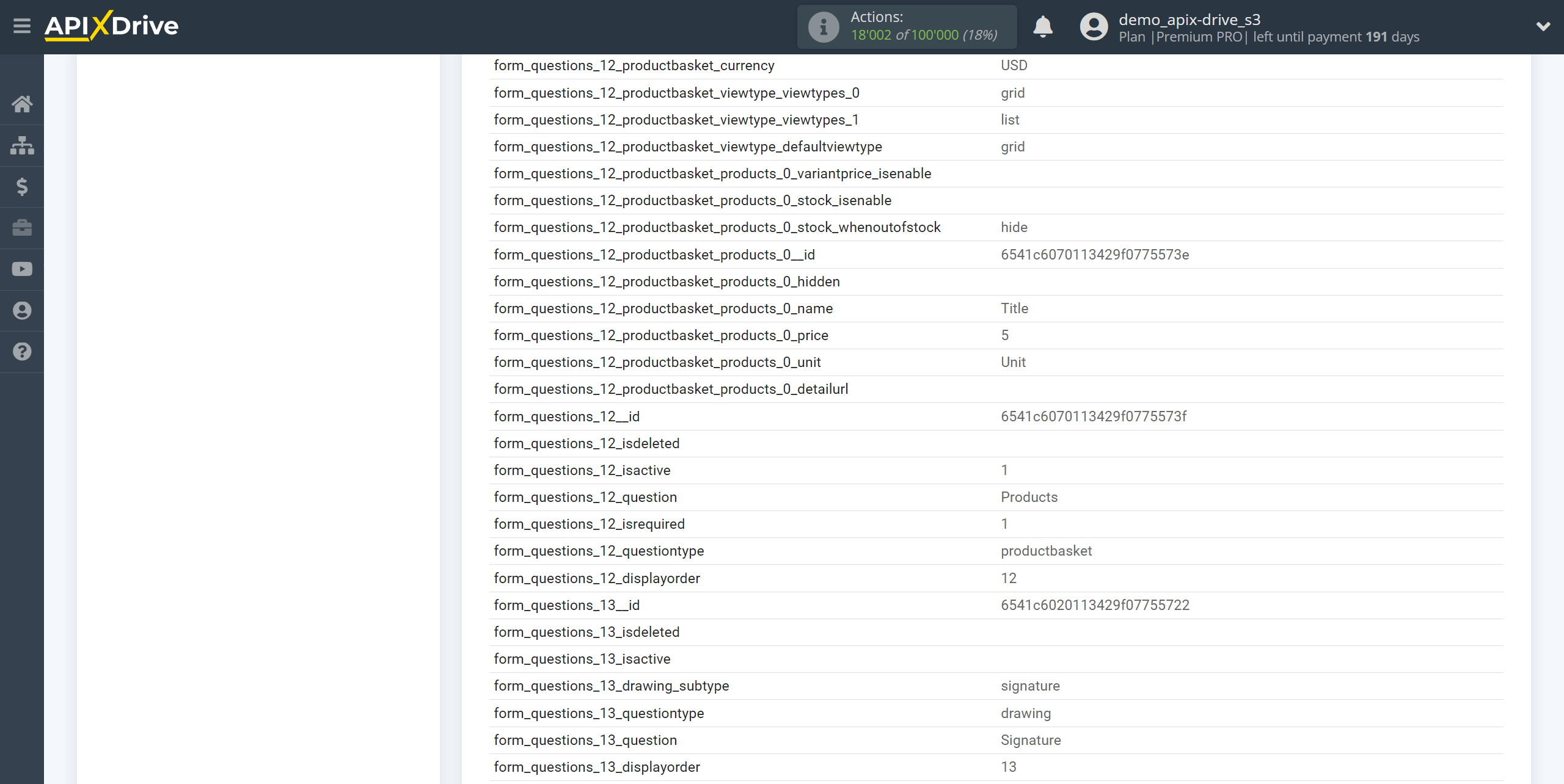 How to Connect forms.app as Data Source | Test data