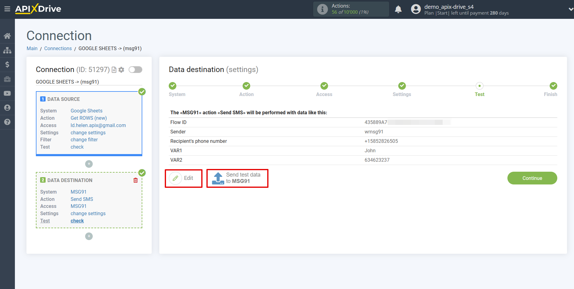 How to Connect MSG91 as Data Destination | Assigning fields