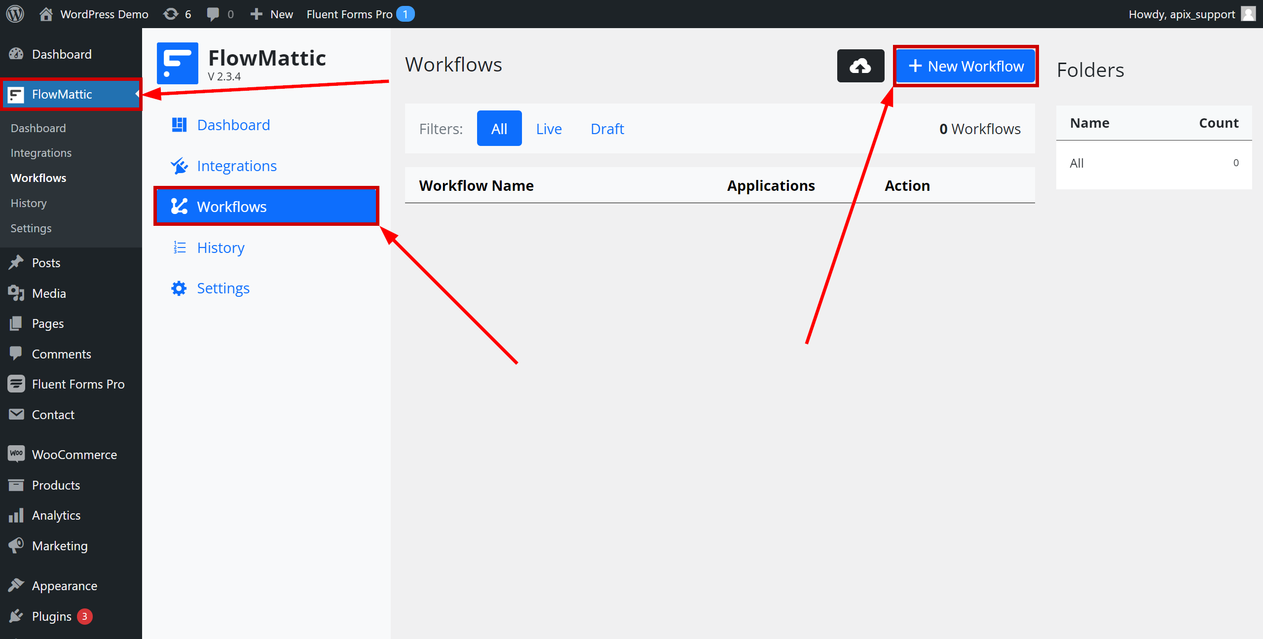 How to Connect FlowMattic as Data Source | Create a workflow