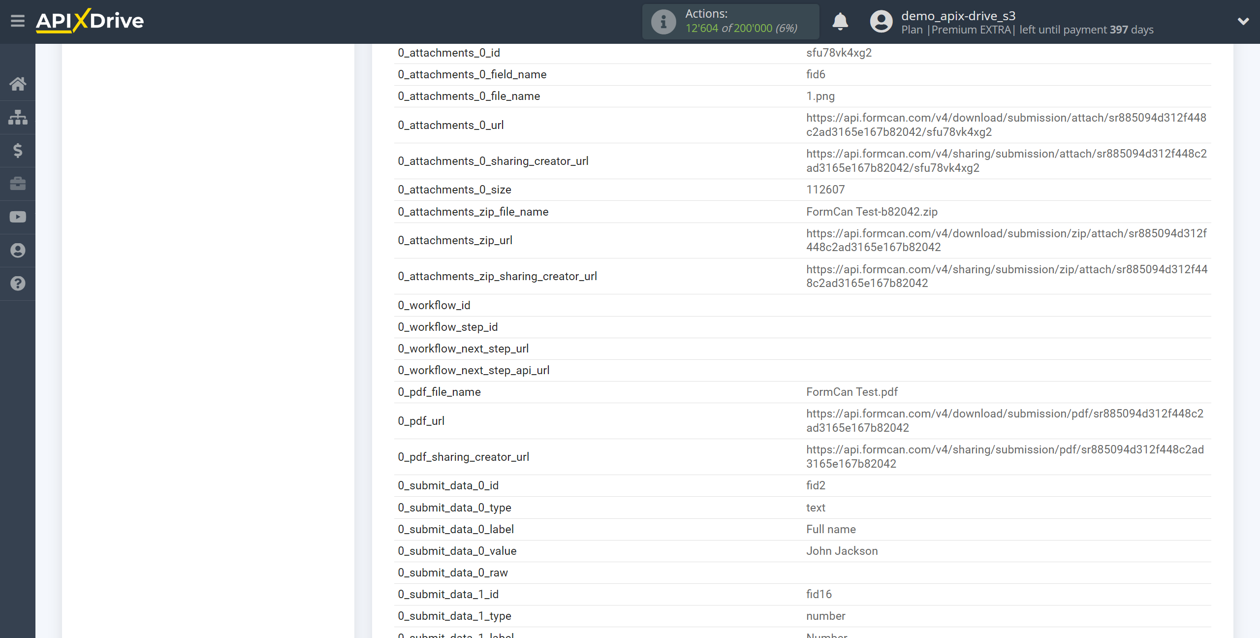 How to Connect FormCan as Data Source | Test Data