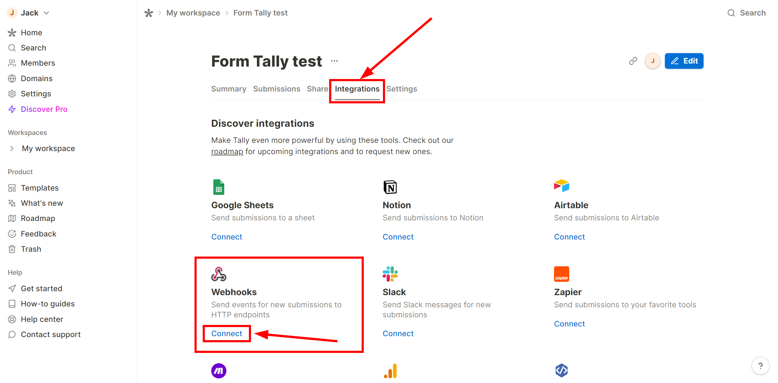 How to Connect Tally as Data Source | Webhook Setup