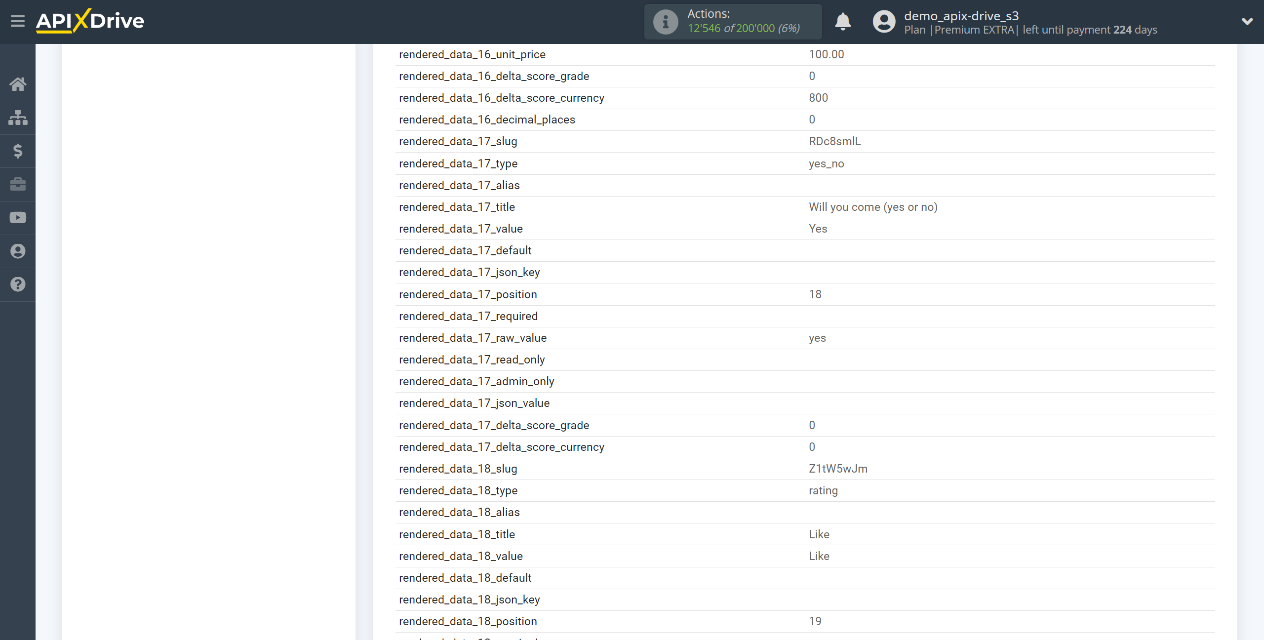 How to Connect Formaloo as Data Source | Test data