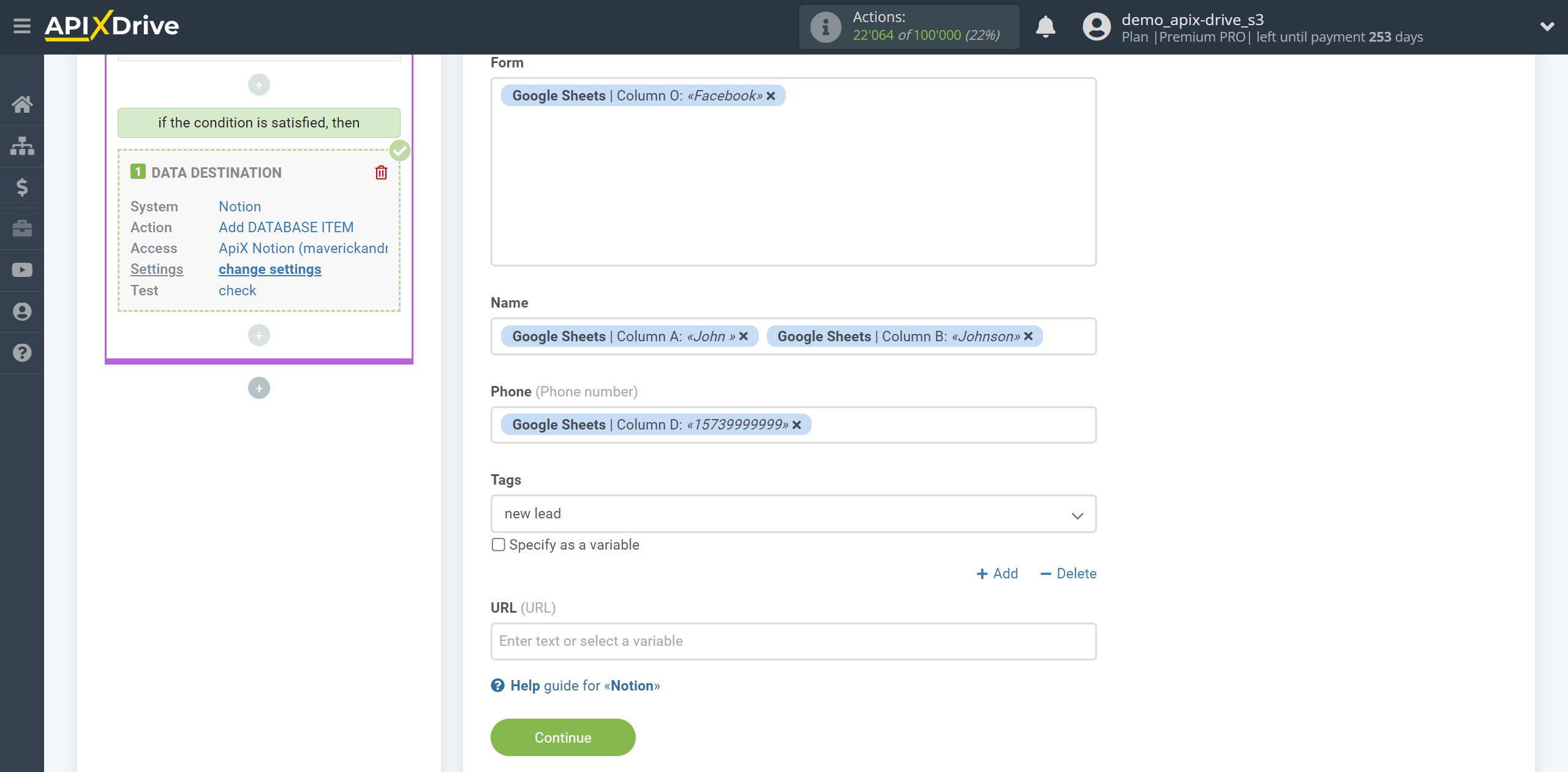 How to setup Notion Update Database Item / Add Database Item | Assigning Fields