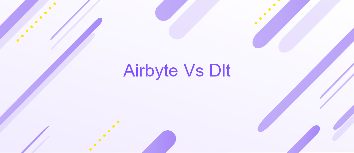 Airbyte Vs Dlt