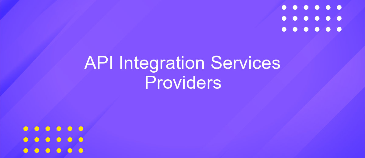 API Integration Services Providers