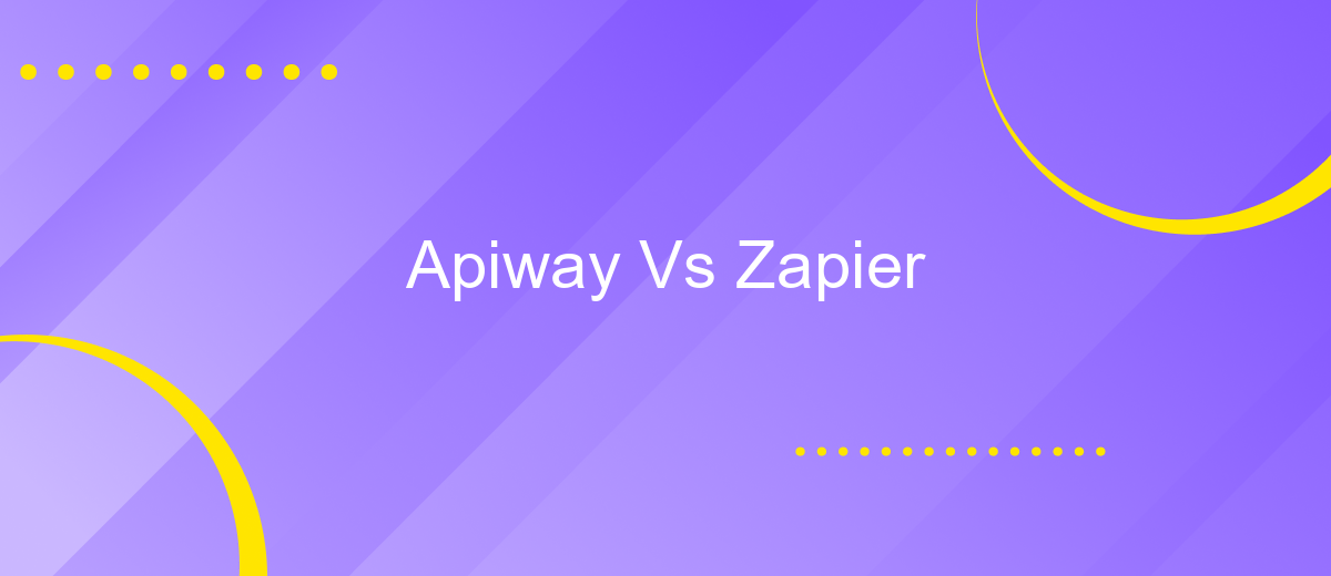 Apiway Vs Zapier