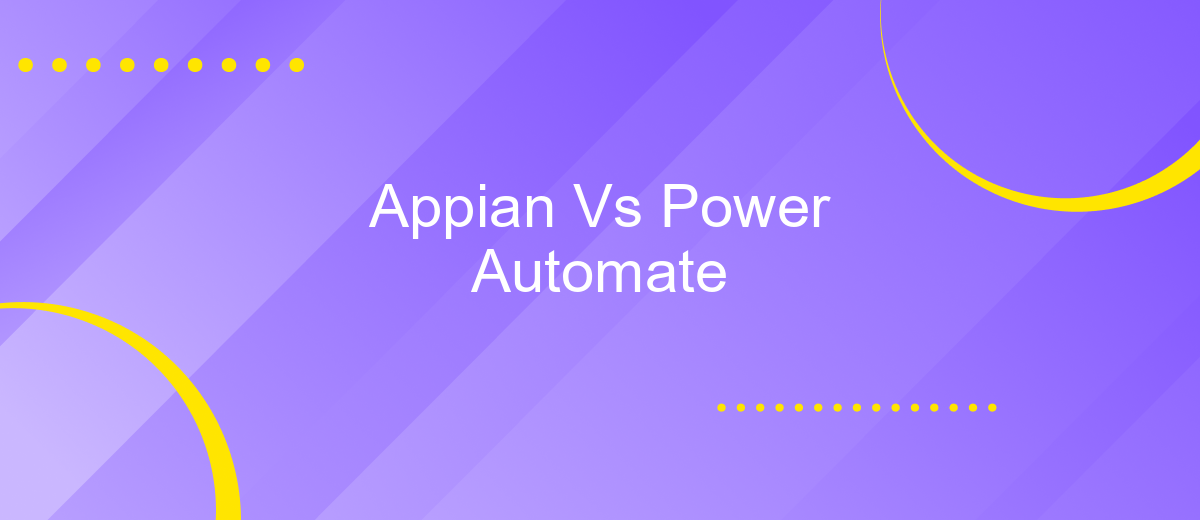 Appian Vs Power Automate