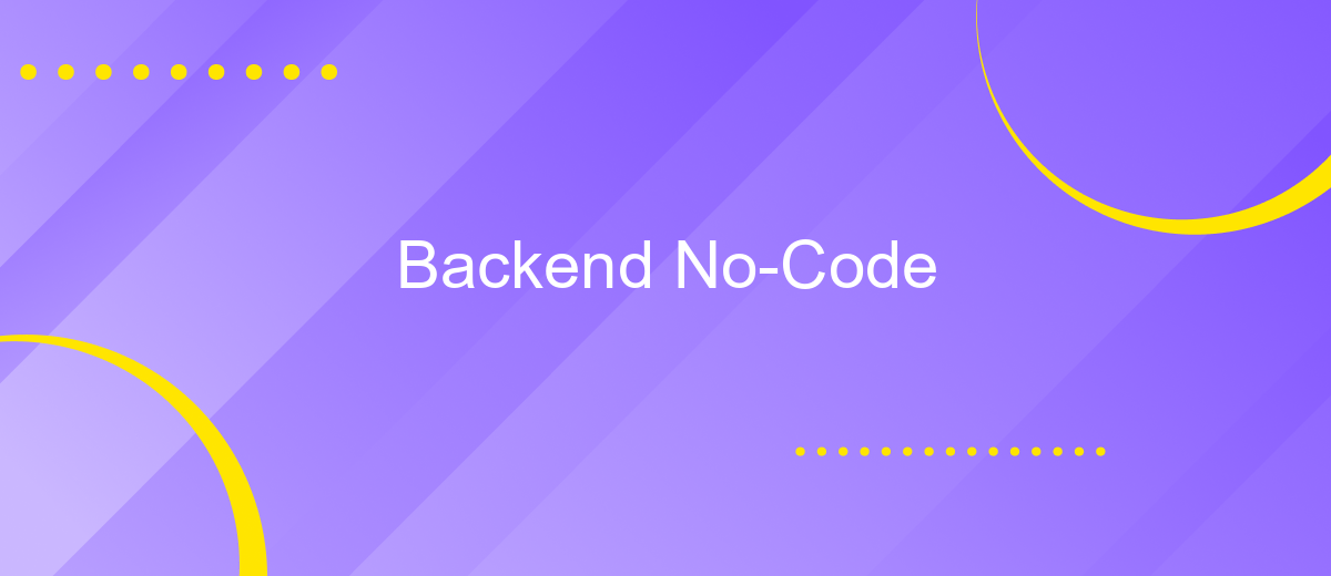 Backend No-Code