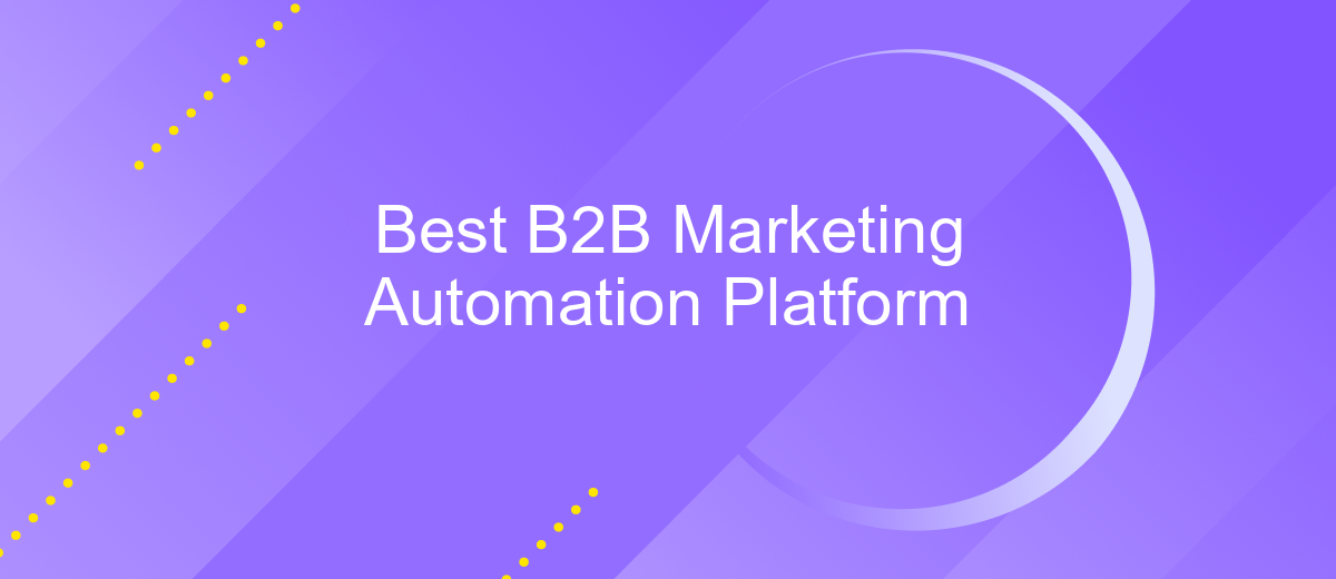 Best B2B Marketing Automation Platform