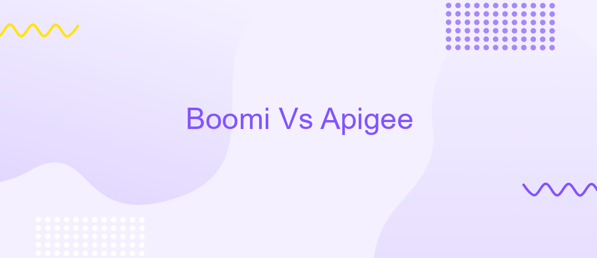 Boomi Vs Apigee