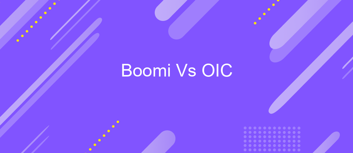 Boomi Vs OIC