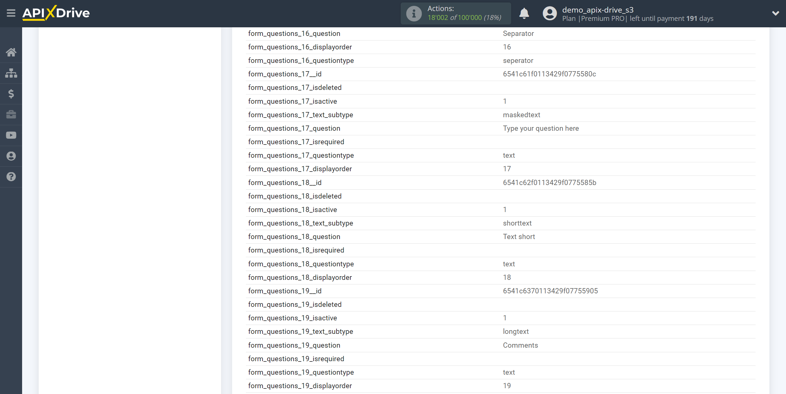 How to Connect forms.app as Data Source | Test data