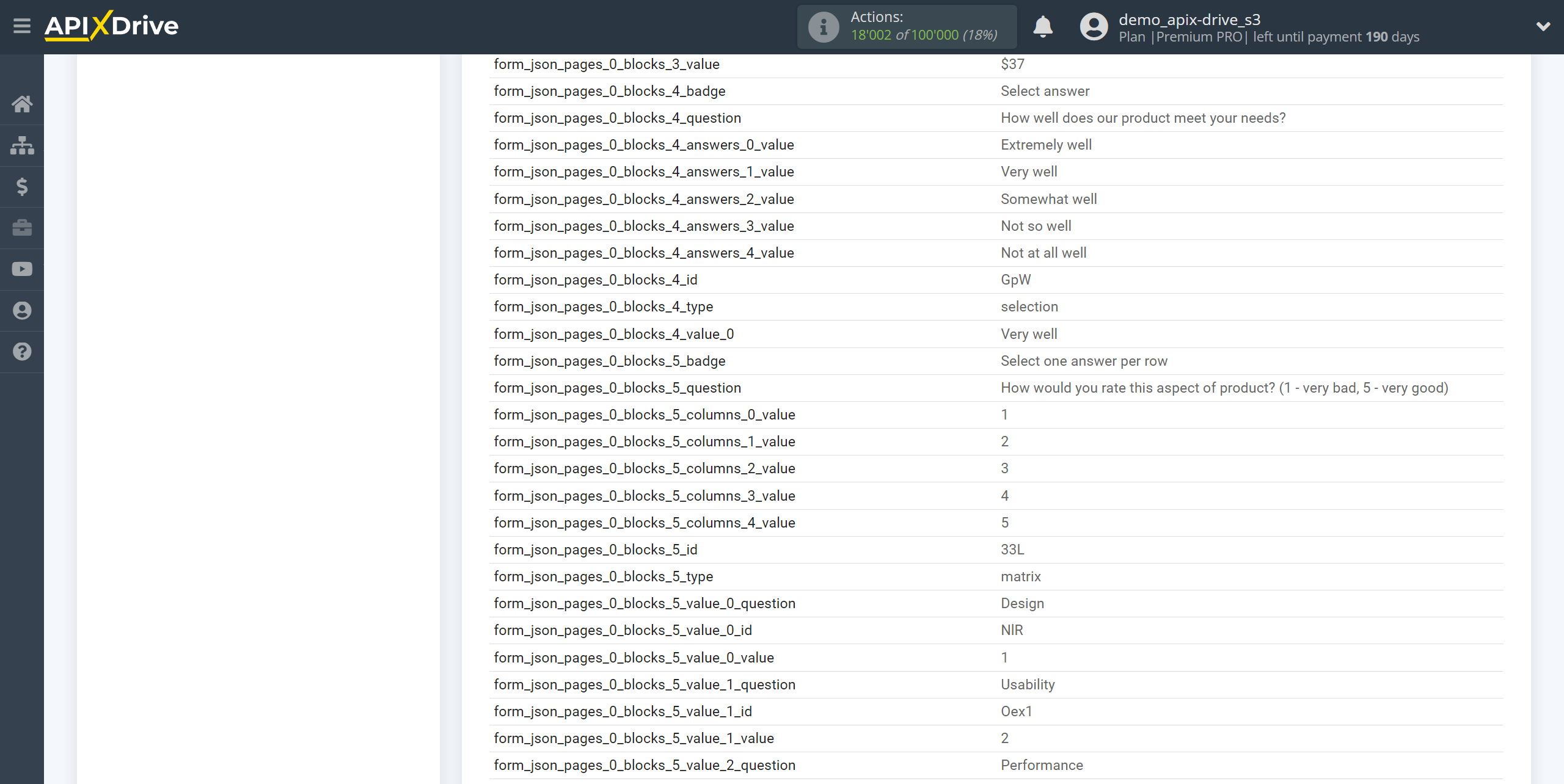 How to Connect NativeForms as Data Source | Test data