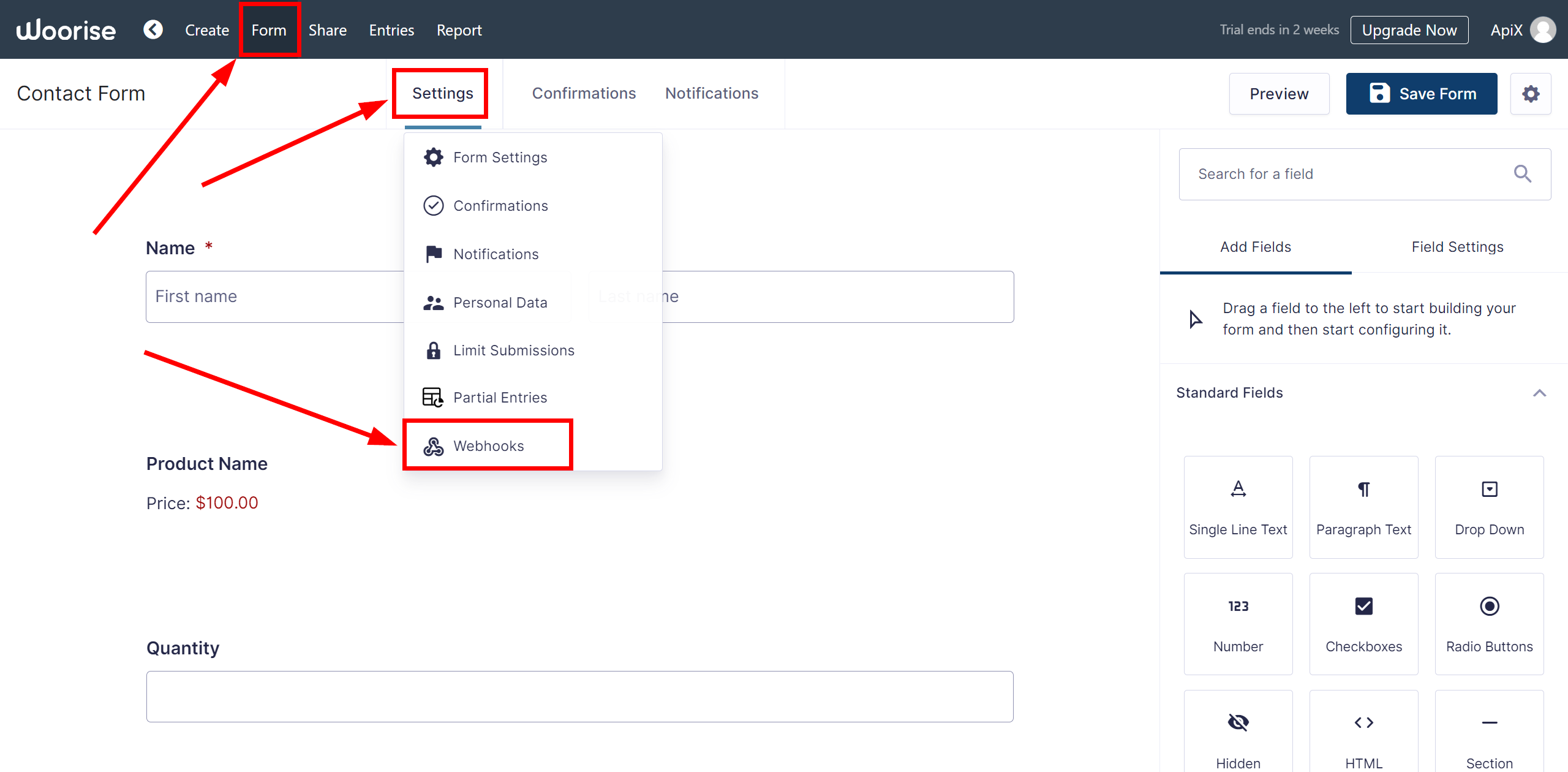 How to Connect Woorise as Data Source | Webhooks setup