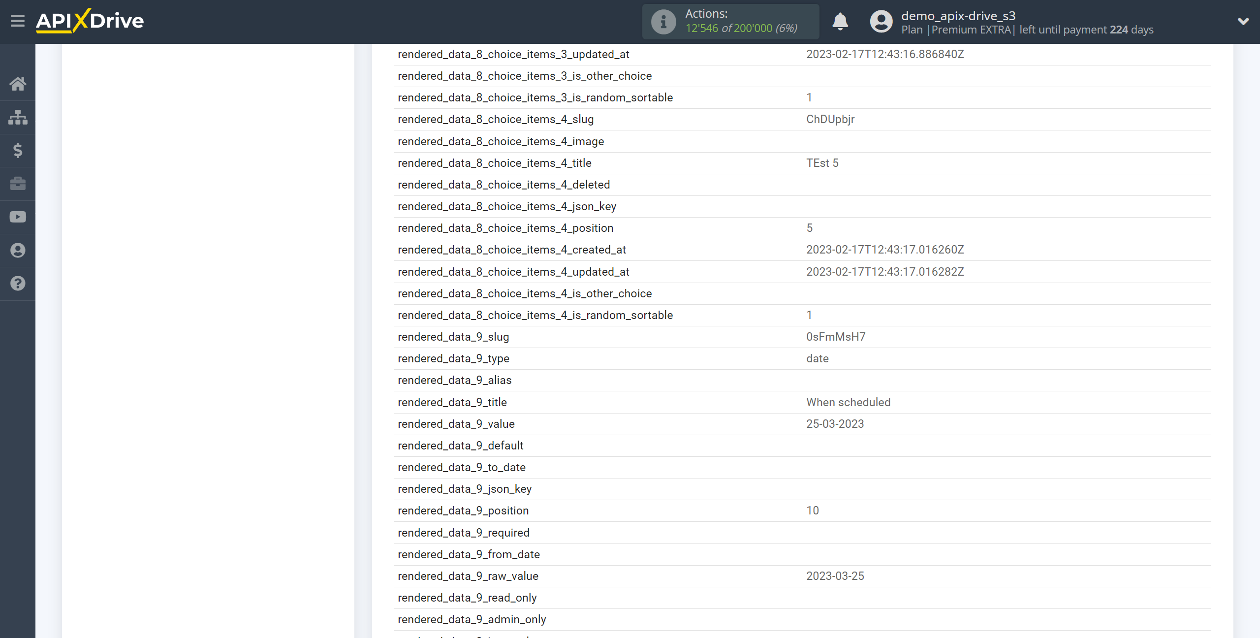 How to Connect Formaloo as Data Source | Test data