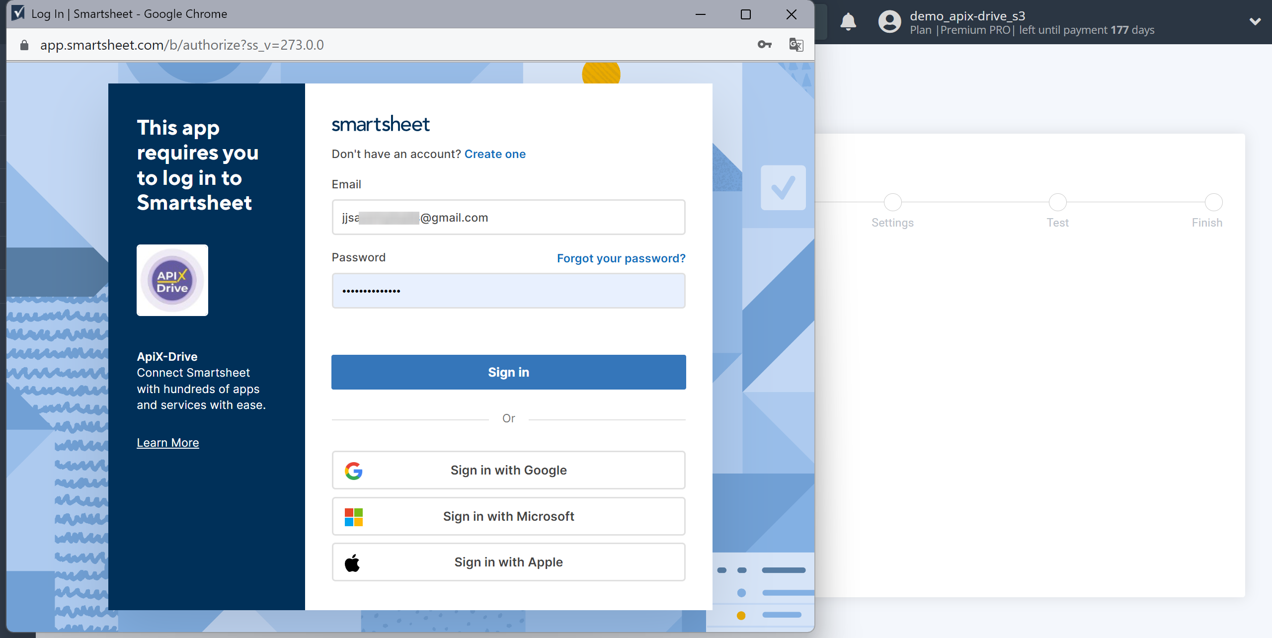 Setting Smartsheet Rows Search in Google Sheets | Entering data for access and connection