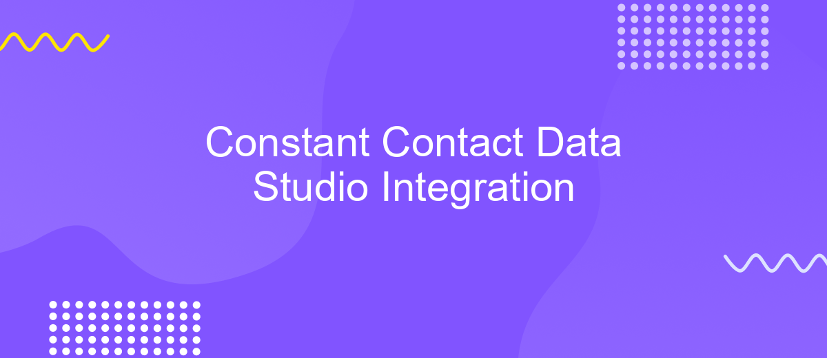 Constant Contact Data Studio Integration