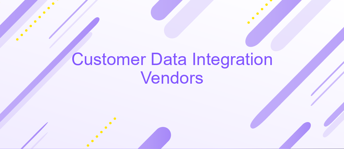 Customer Data Integration Vendors