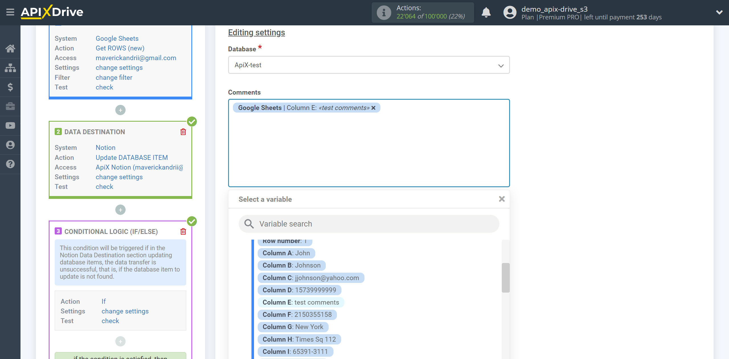 How to setup Notion Update Database Item / Add Database Item | Assigning Fields