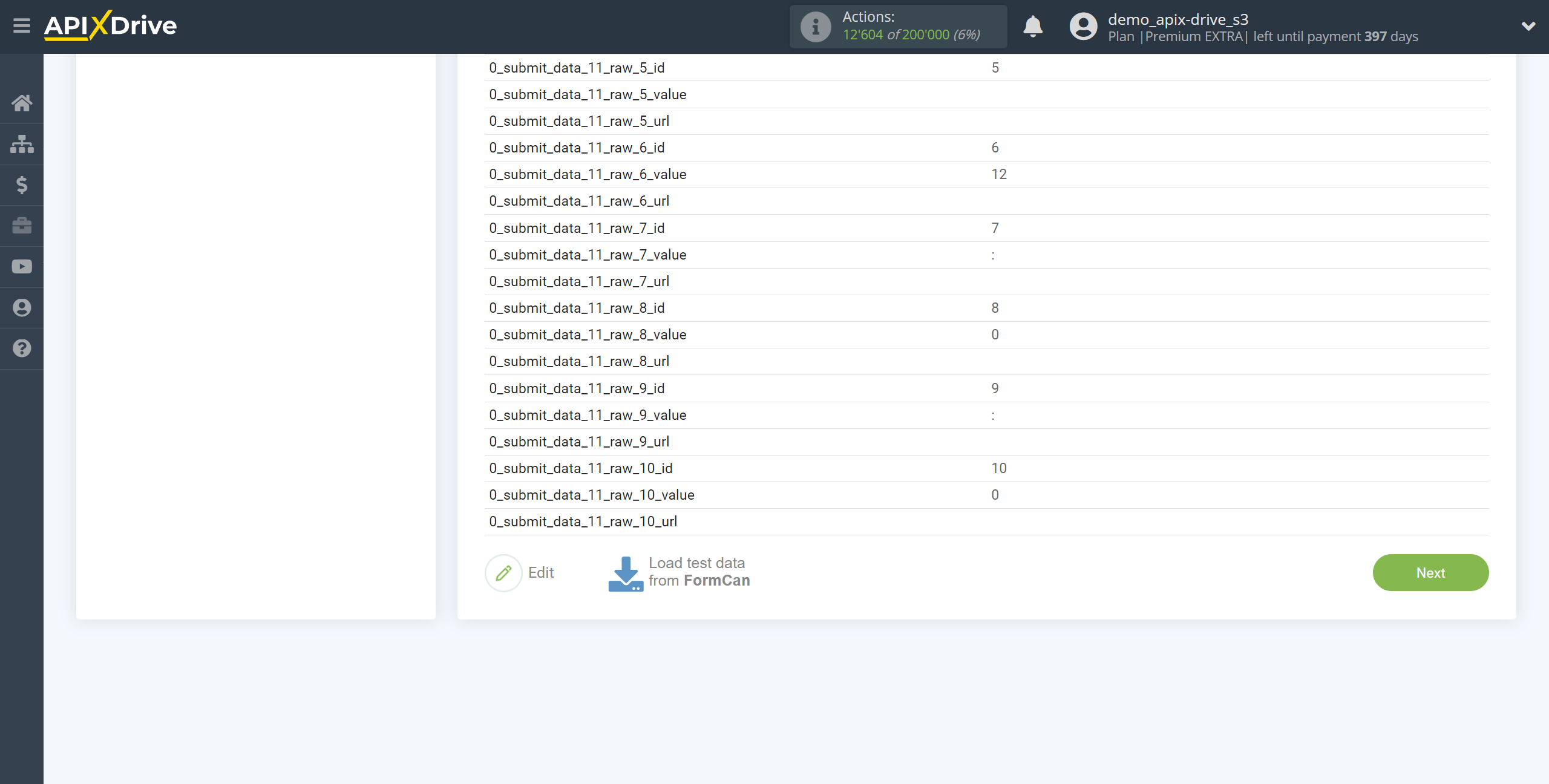 How to Connect FormCan as Data Source | Test Data